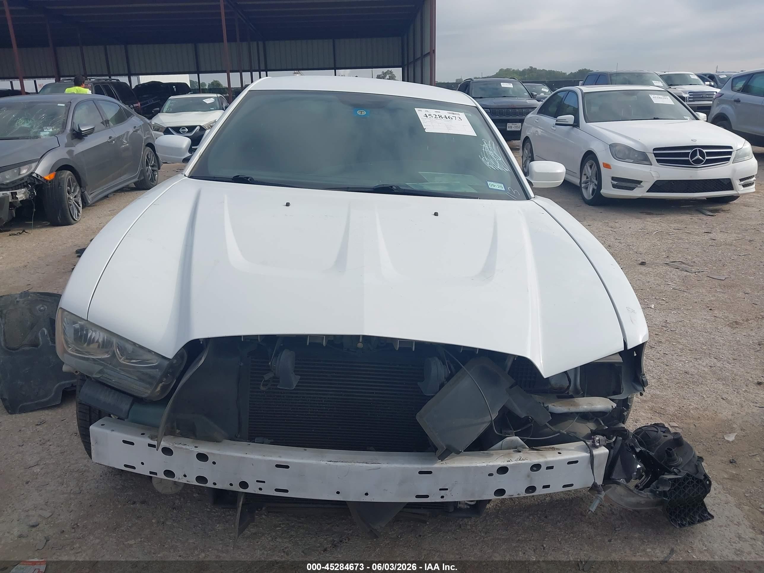 2014 Dodge Charger Se Белый vin: 2C3CDXBG6EH312156
