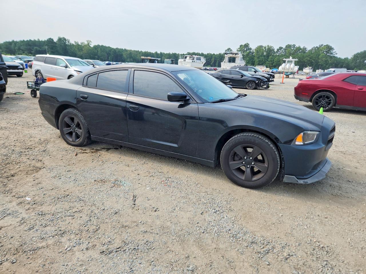 2014 Dodge Charger Se Black vin: 2C3CDXBG6EH342483