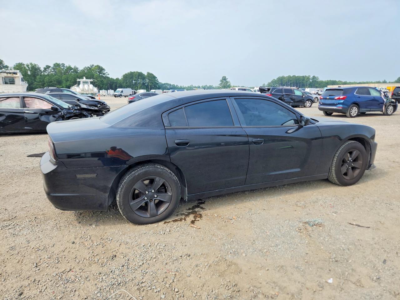 2014 Dodge Charger Se Black vin: 2C3CDXBG6EH342483