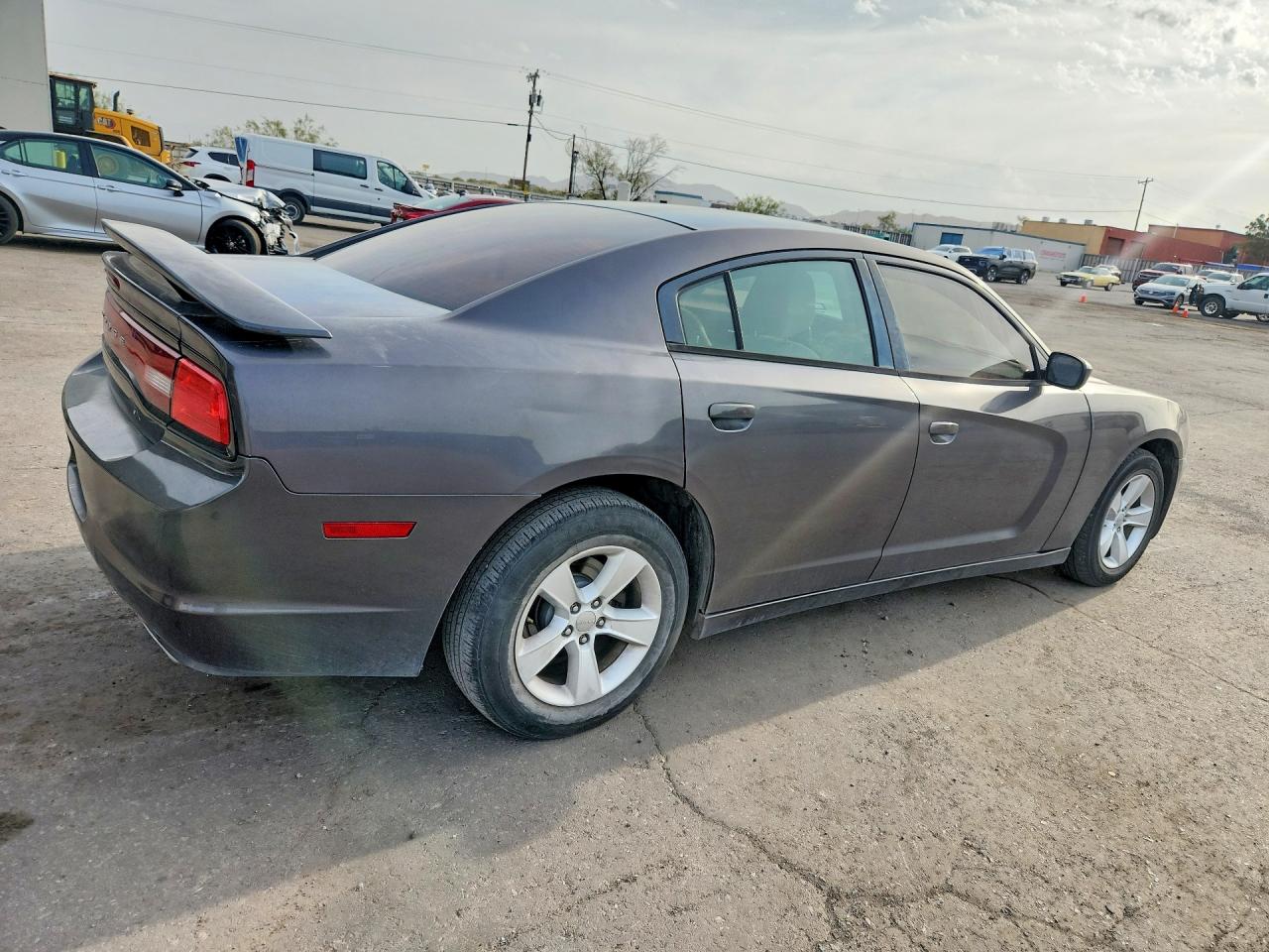 2014 Dodge Charger Se Gray vin: 2C3CDXBG6EH363611