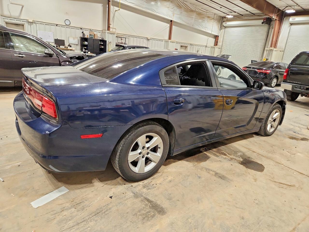 2014 Dodge Charger Se Blue vin: 2C3CDXBG6EH363978