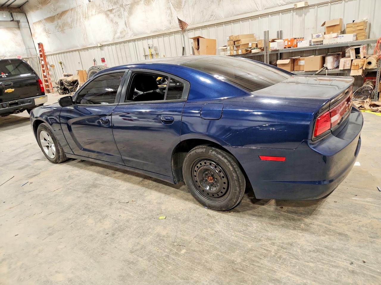 2014 Dodge Charger Se Blue vin: 2C3CDXBG6EH363978