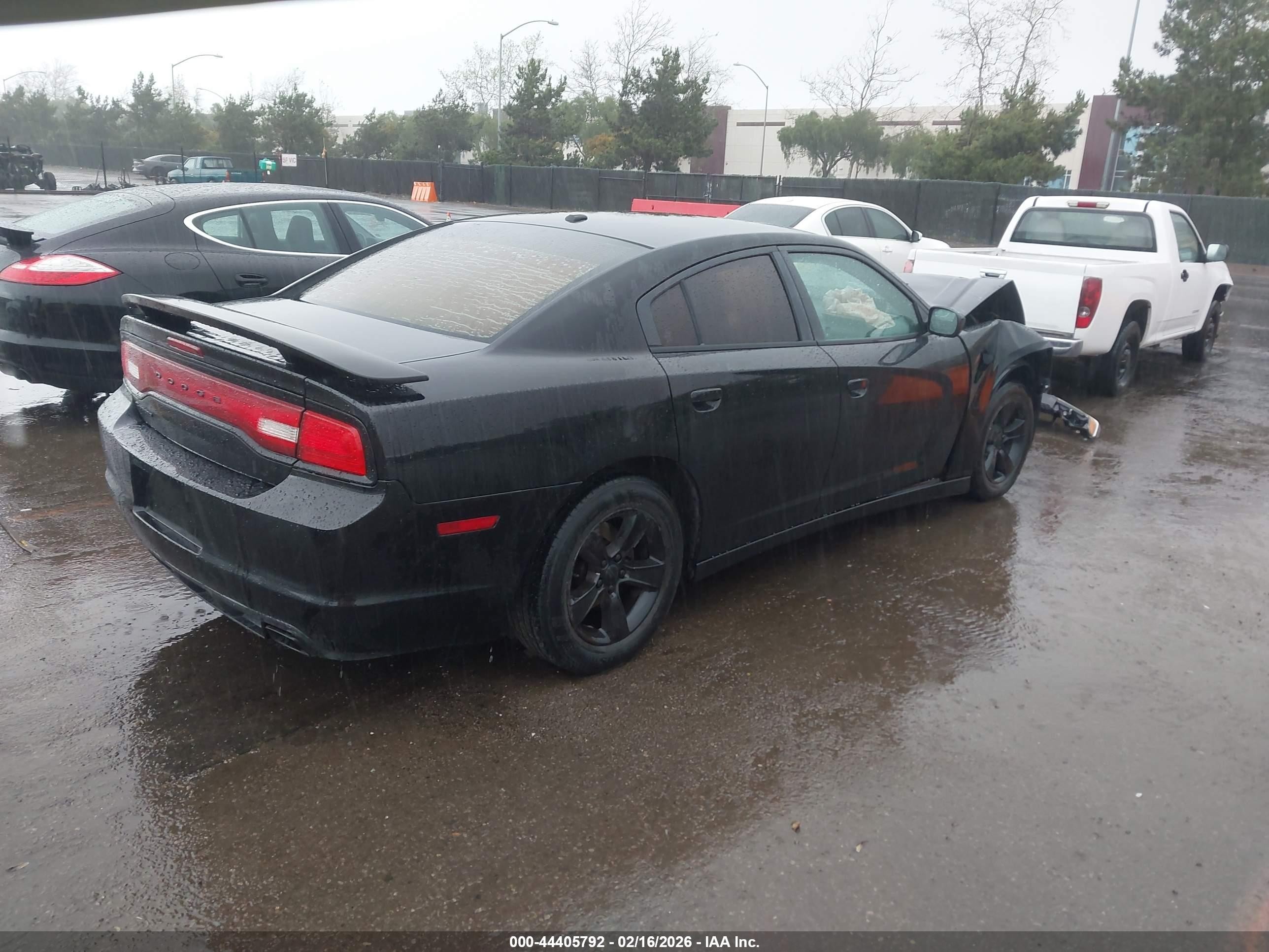 2014 Dodge Charger Se Black vin: 2C3CDXBG6EH370610