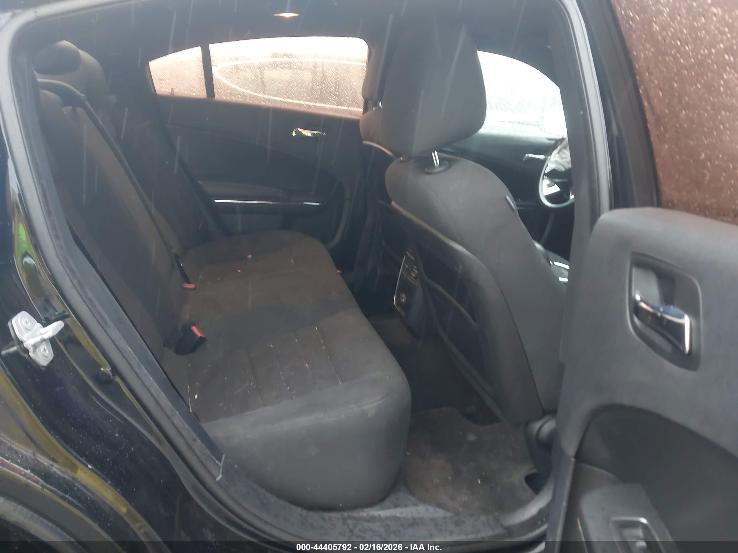 2014 Dodge Charger Se Black vin: 2C3CDXBG6EH370610