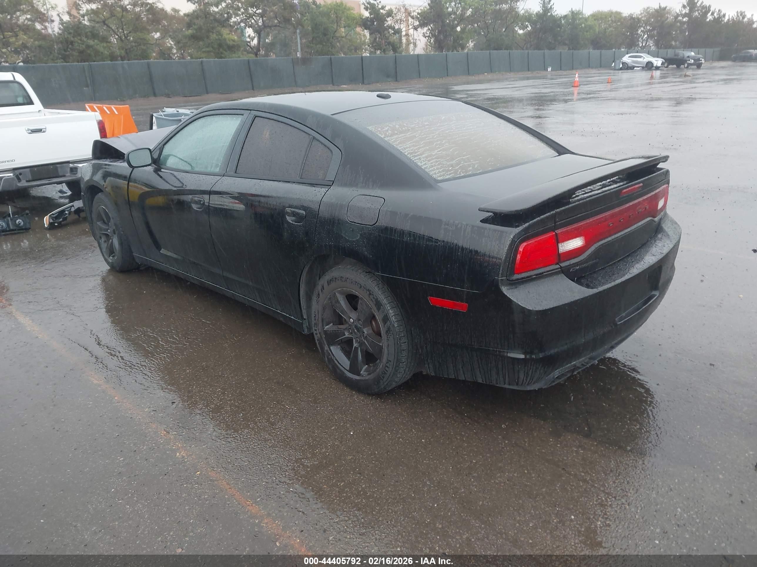 2014 Dodge Charger Se Black vin: 2C3CDXBG6EH370610