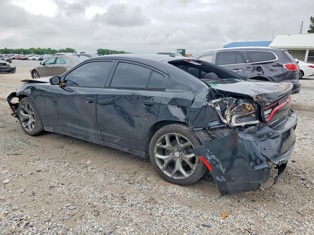 2015 Dodge Charger Se Black vin: 2C3CDXBG6FH771060
