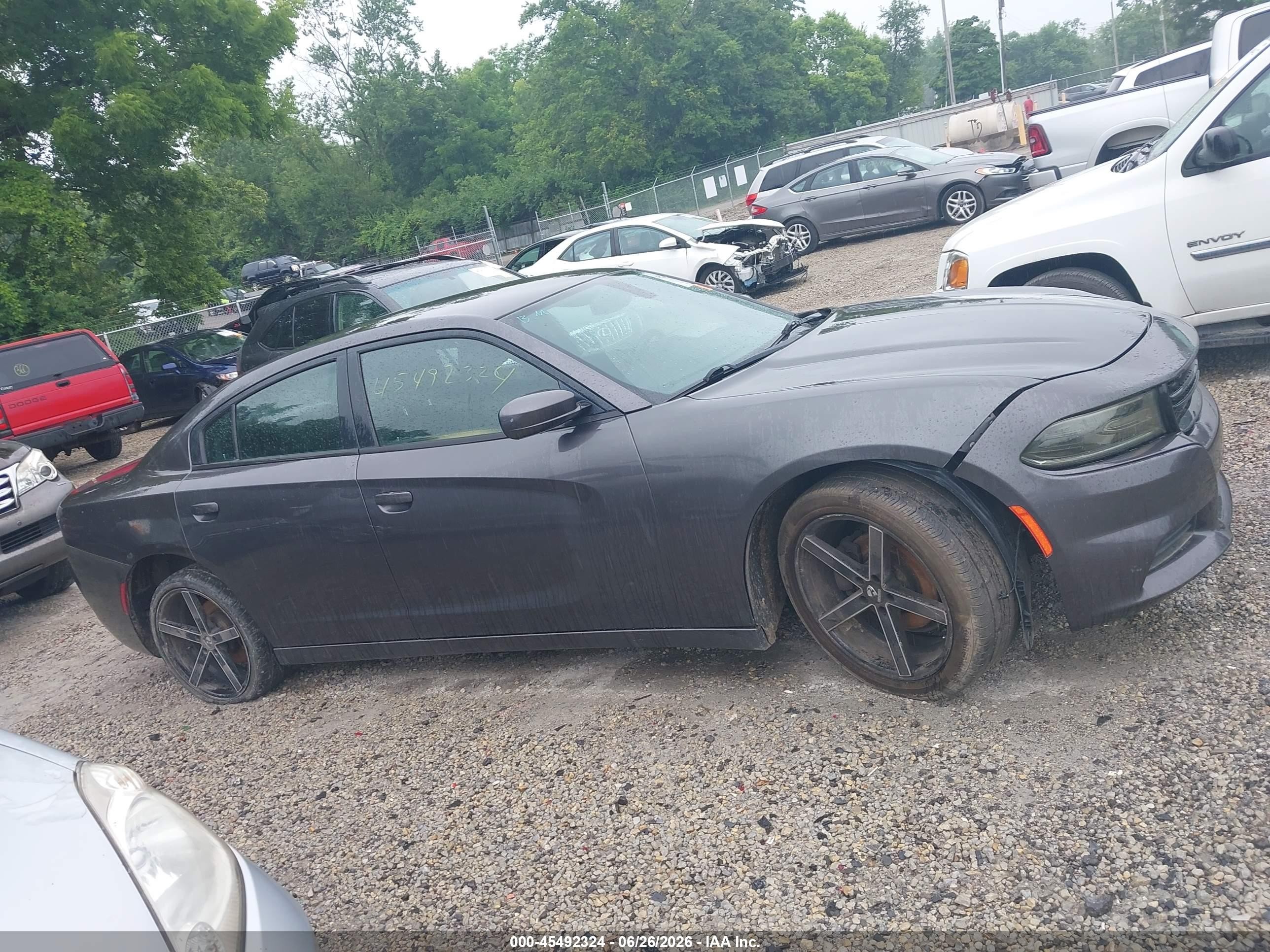 2015 Dodge Charger Se Black vin: 2C3CDXBG6FH776288
