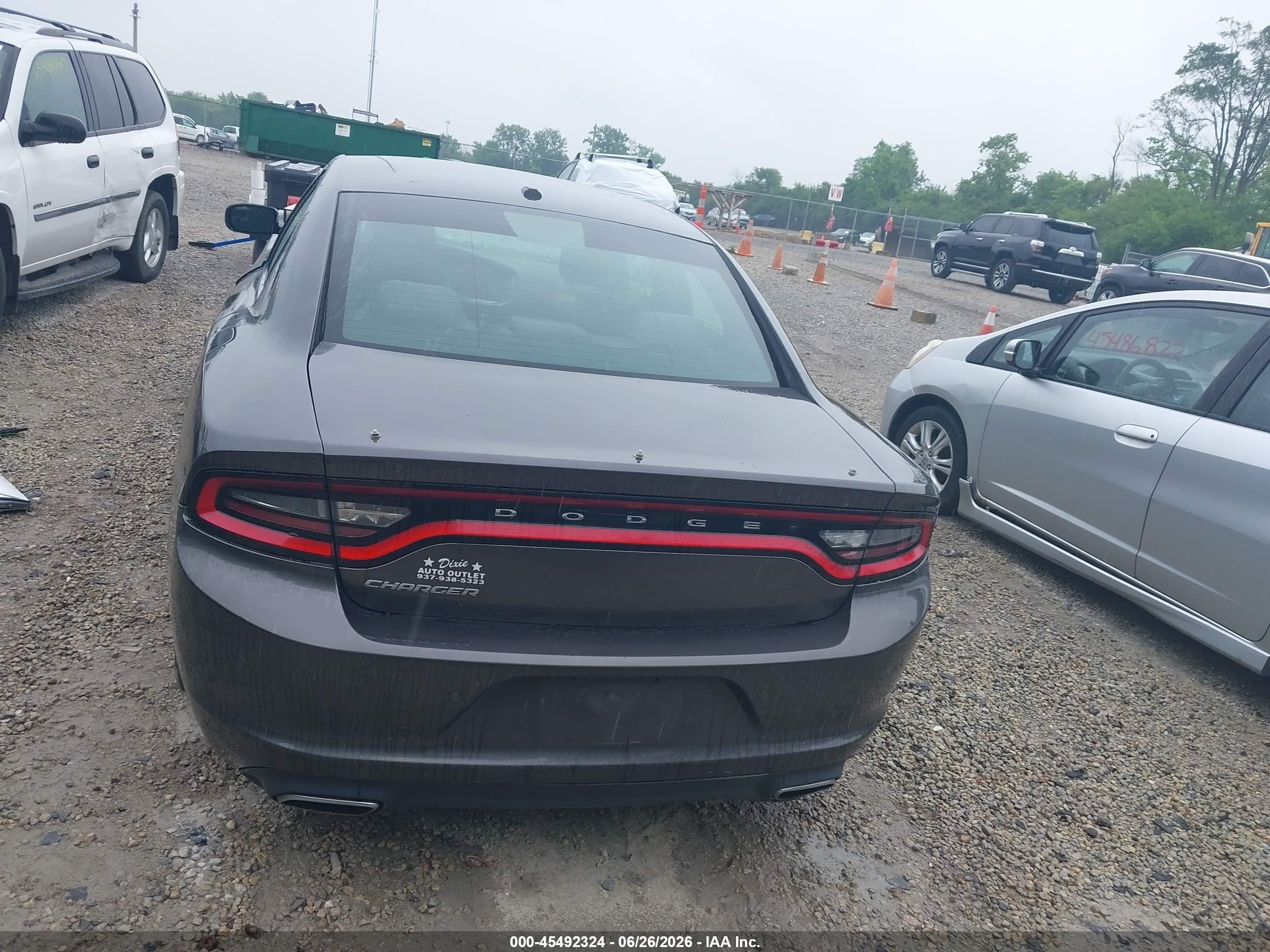 2015 Dodge Charger Se Black vin: 2C3CDXBG6FH776288
