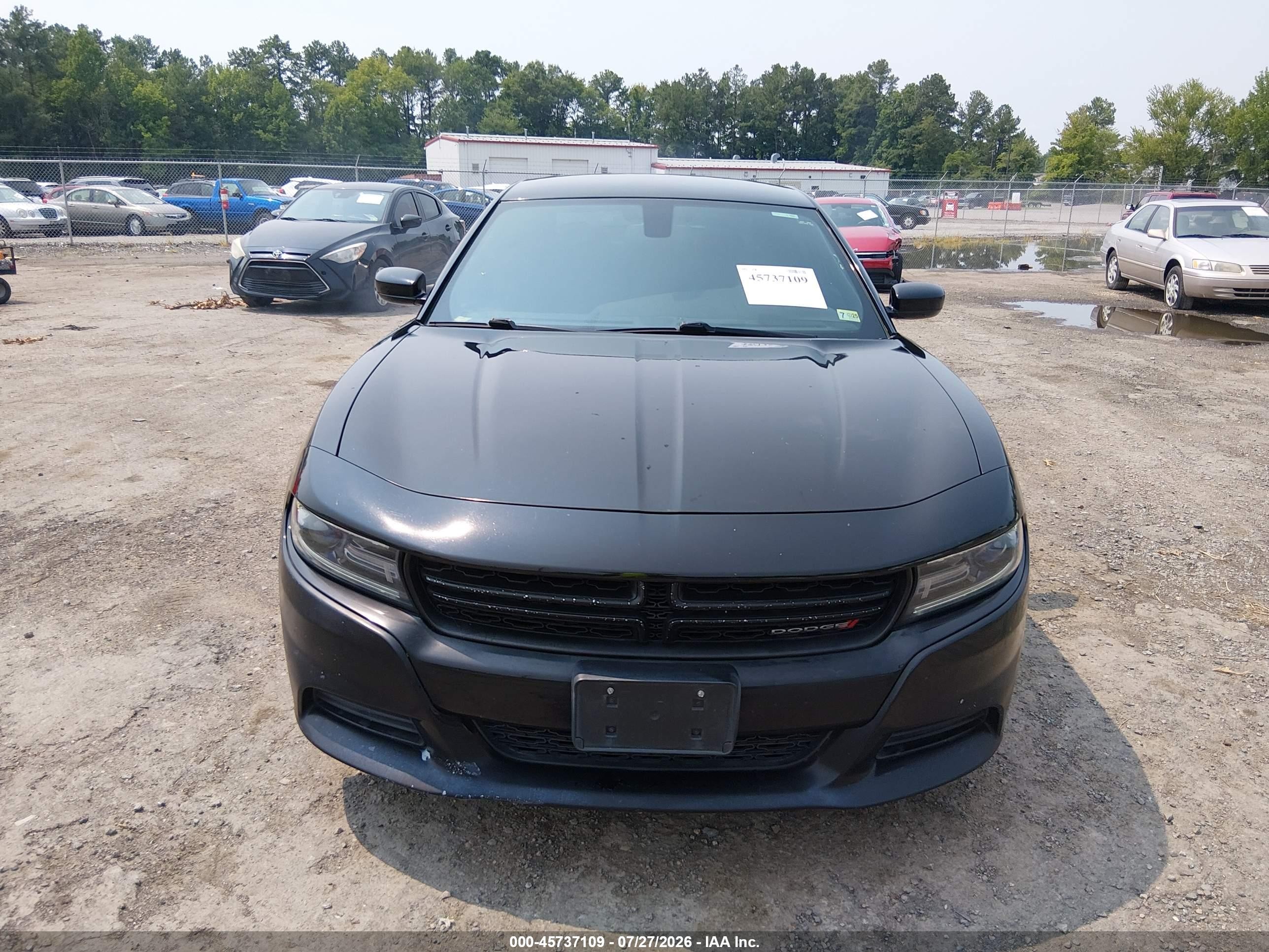 2015 Dodge Charger Se Black vin: 2C3CDXBG6FH776484