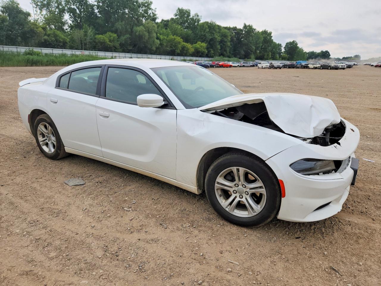 2015 Dodge Charger Se White vin: 2C3CDXBG6FH798985