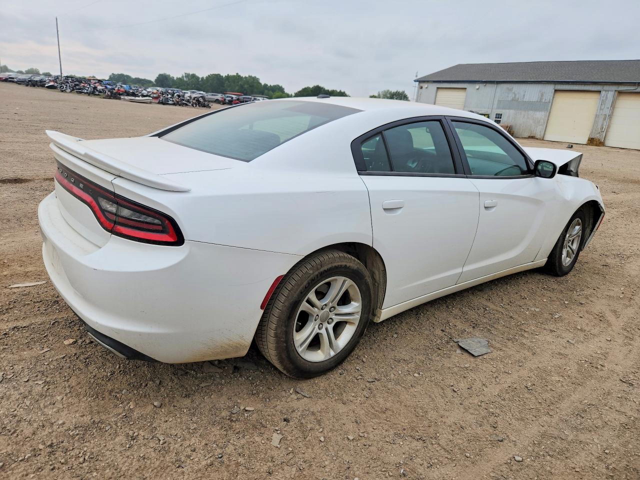 2015 Dodge Charger Se White vin: 2C3CDXBG6FH798985