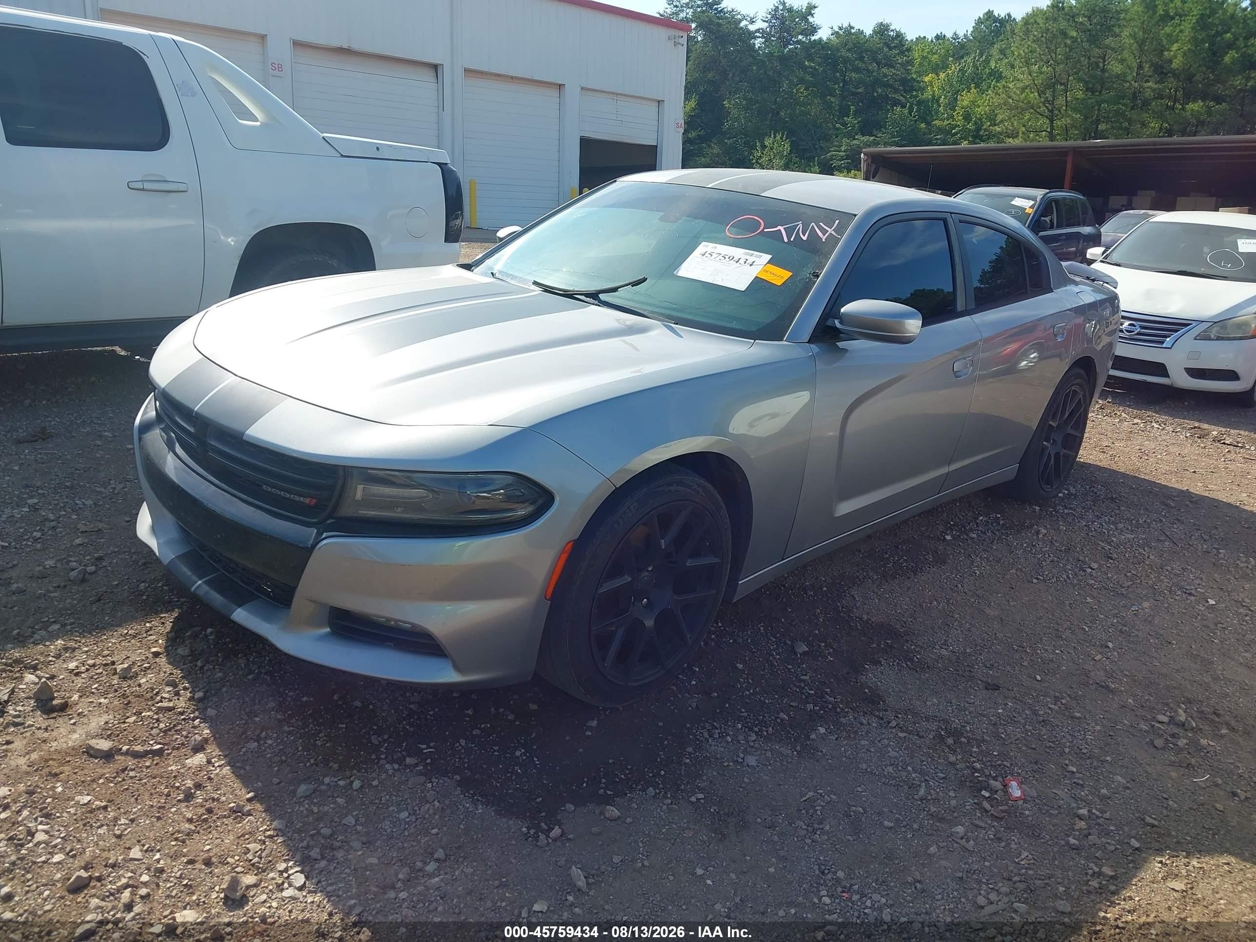 2015 Dodge Charger Se Gray vin: 2C3CDXBG6FH848137