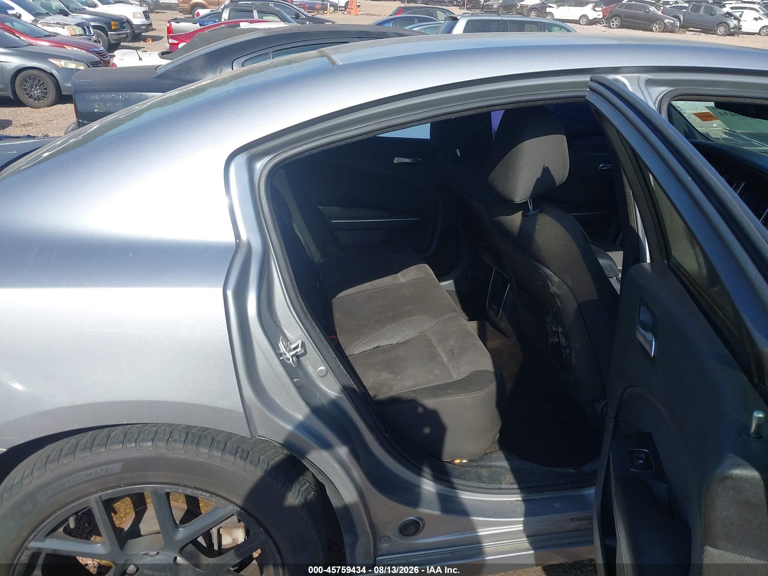 2015 Dodge Charger Se Gray vin: 2C3CDXBG6FH848137