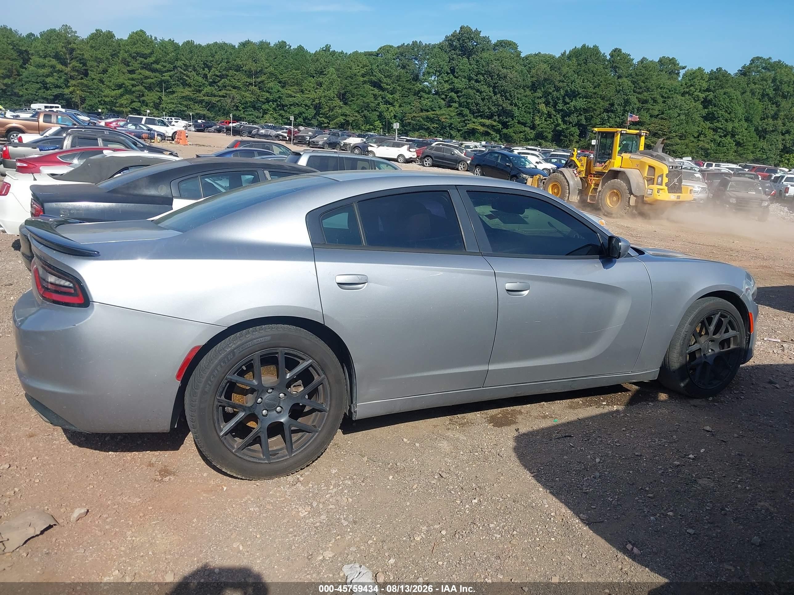 2015 Dodge Charger Se Gray vin: 2C3CDXBG6FH848137