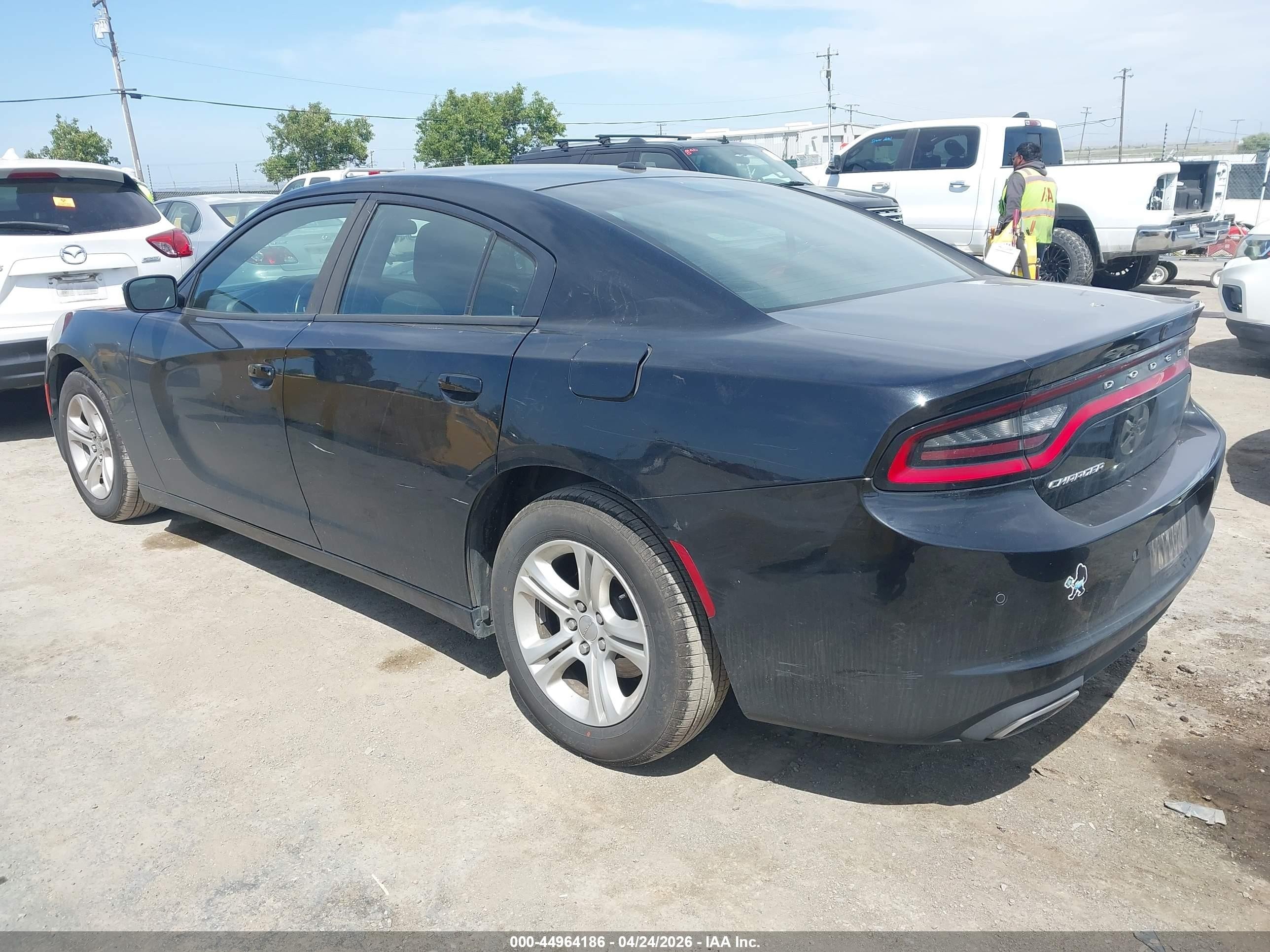 2021 Dodge Charger Sxt Rwd Black vin: 2C3CDXBG6MH515627