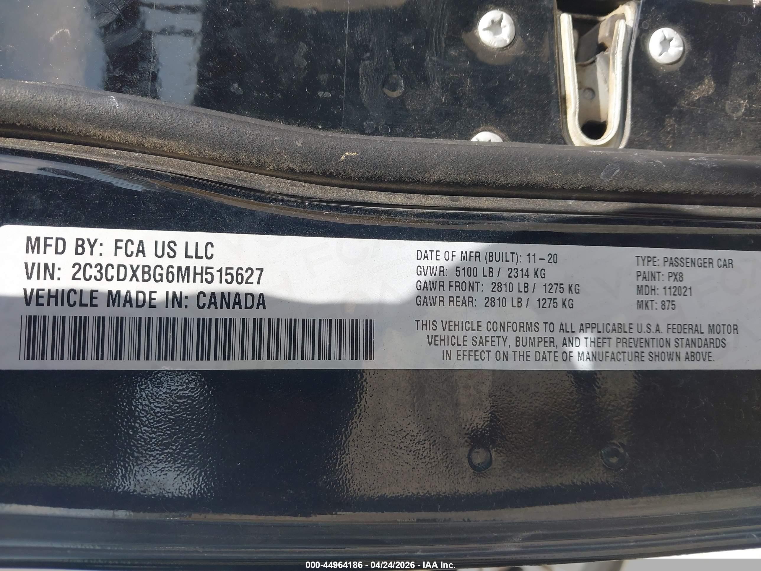 2021 Dodge Charger Sxt Rwd Black vin: 2C3CDXBG6MH515627