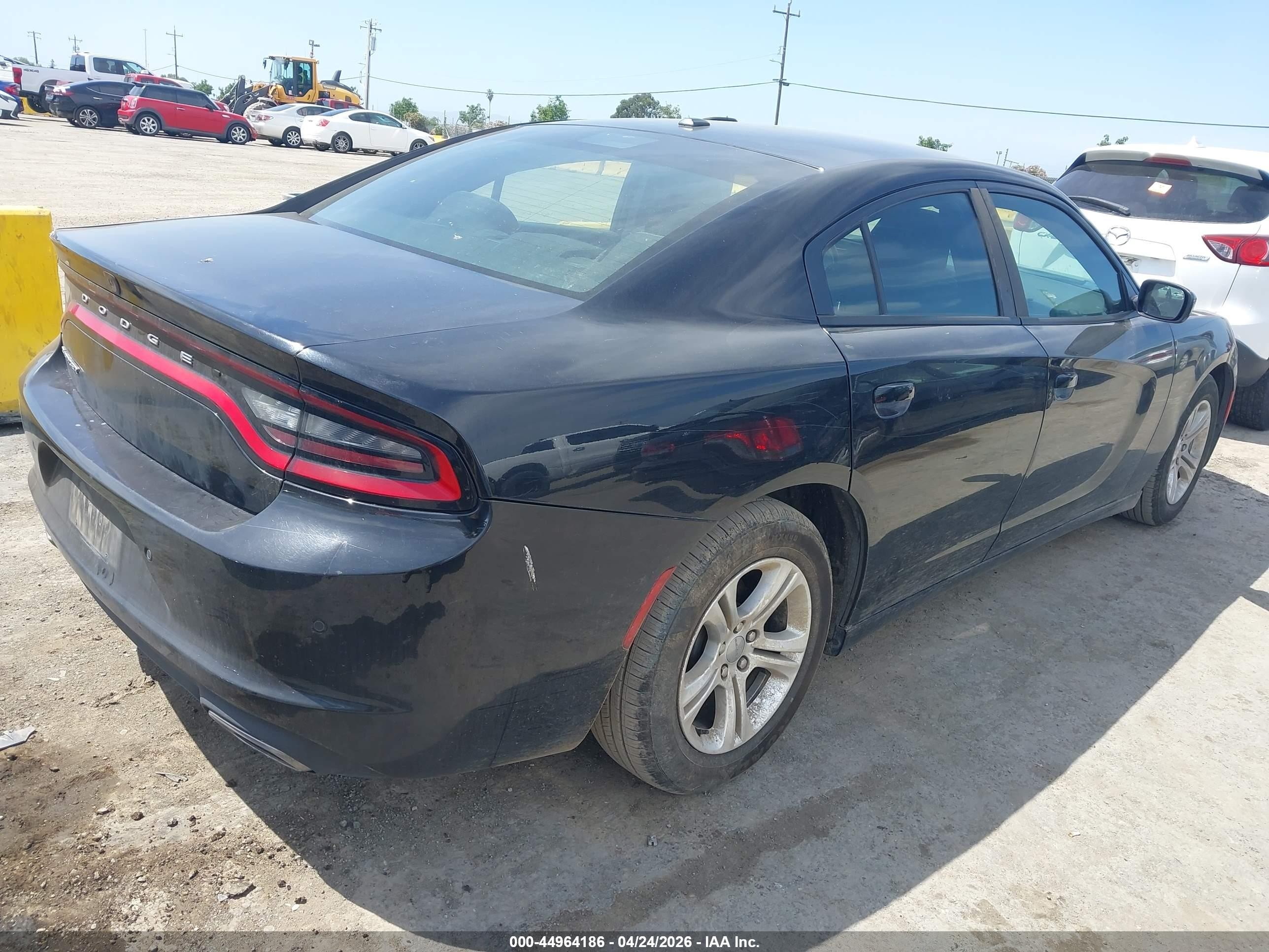 2021 Dodge Charger Sxt Rwd Black vin: 2C3CDXBG6MH515627