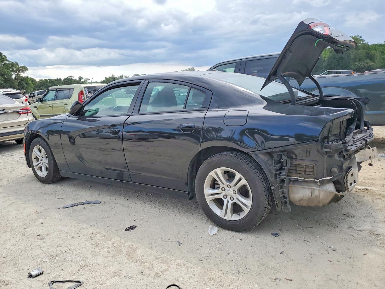 2021 Dodge Charger Sxt Black vin: 2C3CDXBG6MH624623
