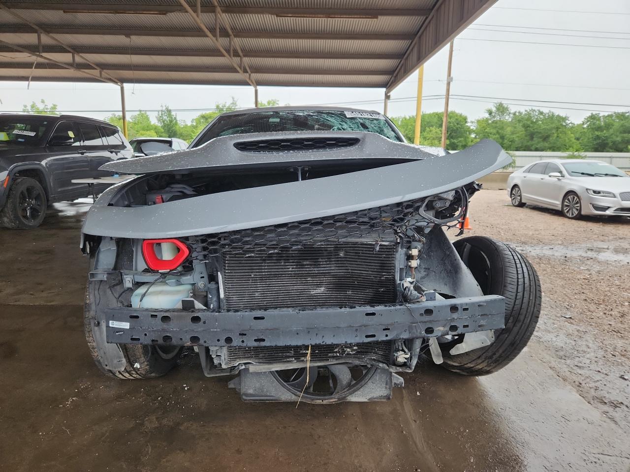 2022 Dodge Charger Sxt Gray vin: 2C3CDXBG6NH197445 Damage: Front Bumper Reinforcement, Bent, > 12 Inches