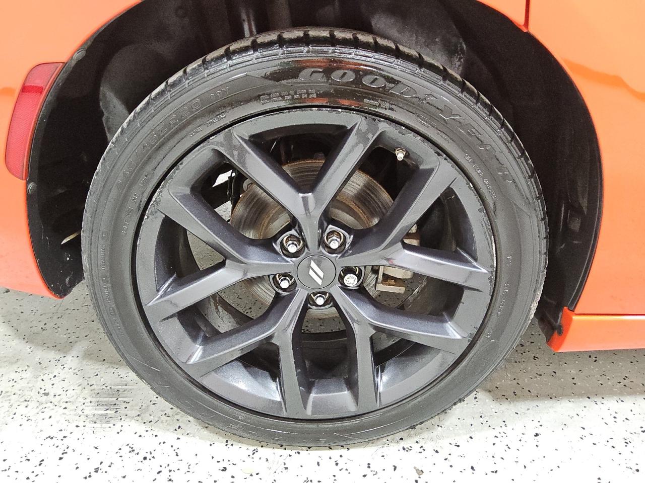 2022 Dodge Charger Sxt Red vin: 2C3CDXBG6NH204698 Damage: Right Rear Wheel, Curb Rash, > 12 Inches