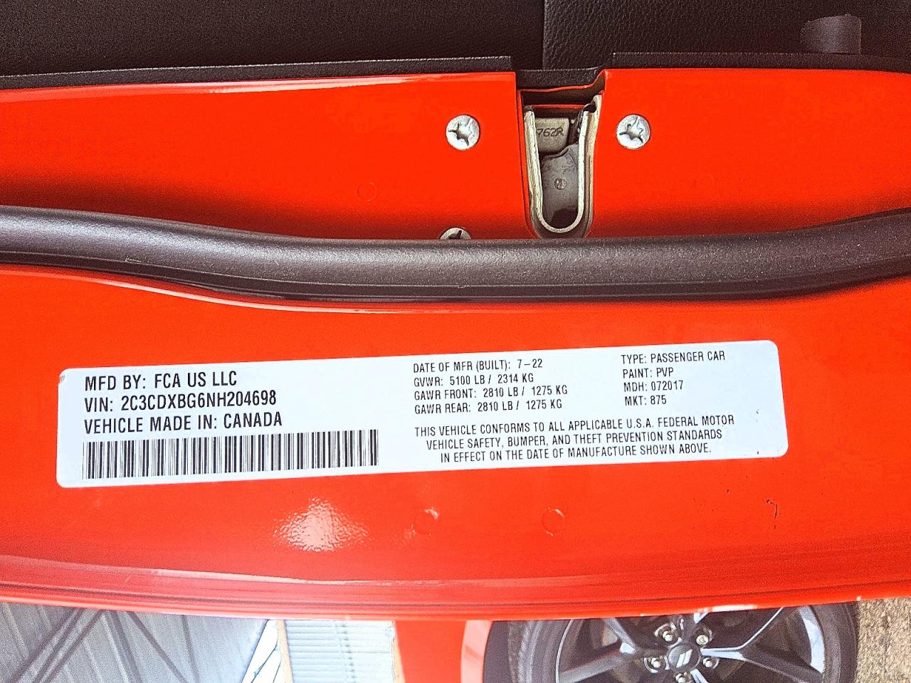 2022 Dodge Charger Sxt Red vin: 2C3CDXBG6NH204698