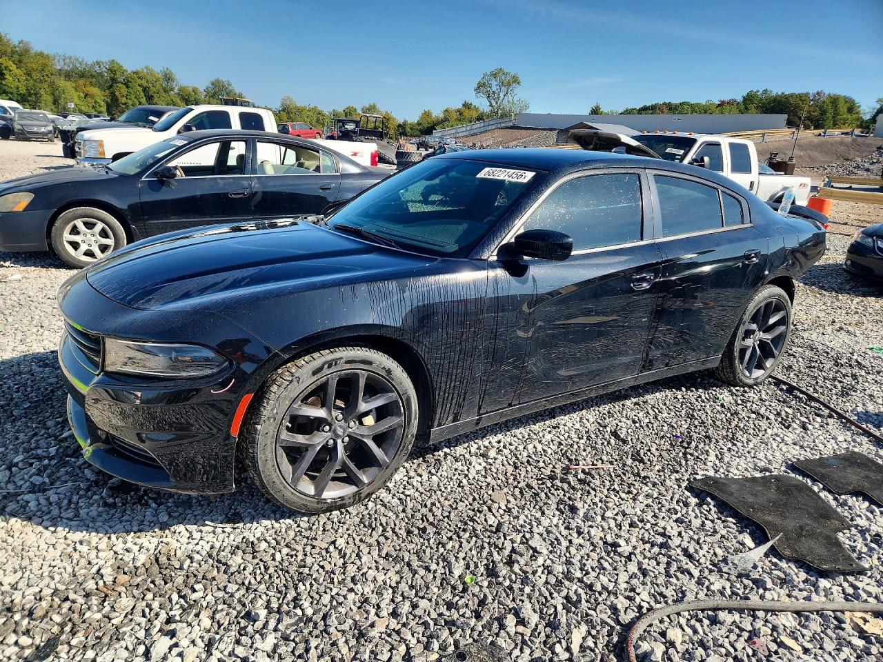 2023 Dodge Charger Sxt Black vin: 2C3CDXBG6PH518855