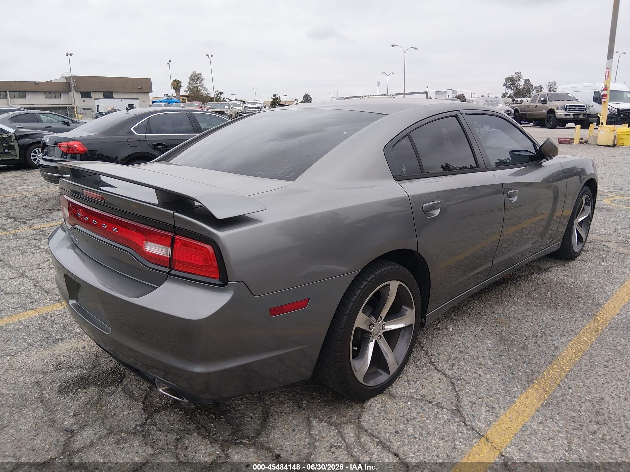 2012 Dodge Charger Se Gray vin: 2C3CDXBG7CH102193