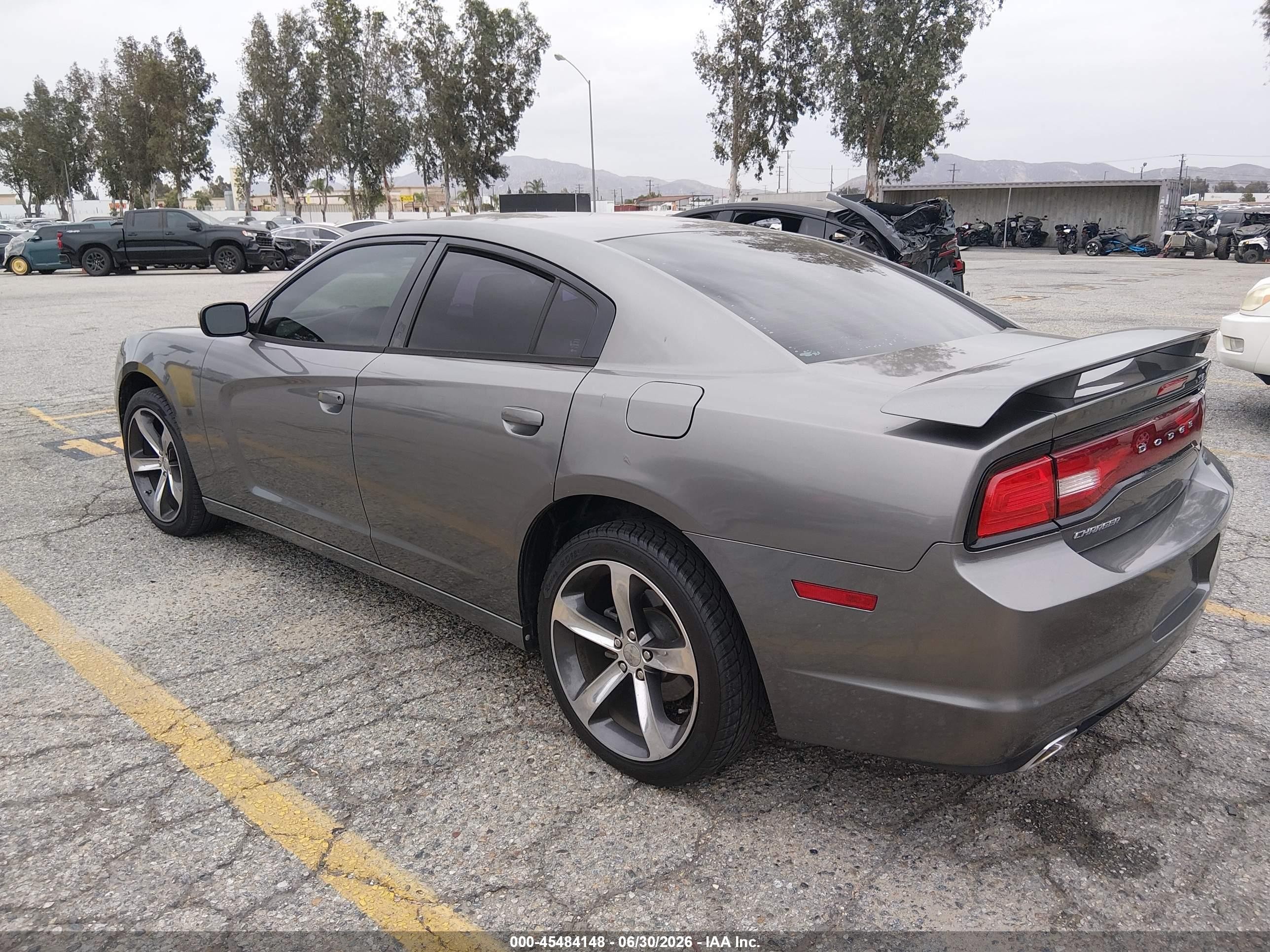 2012 Dodge Charger Se Gray vin: 2C3CDXBG7CH102193