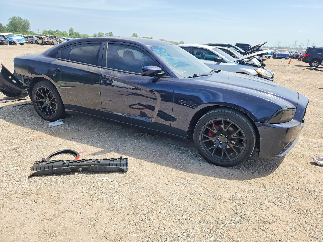 2012 Dodge Charger Se Blue vin: 2C3CDXBG7CH217862