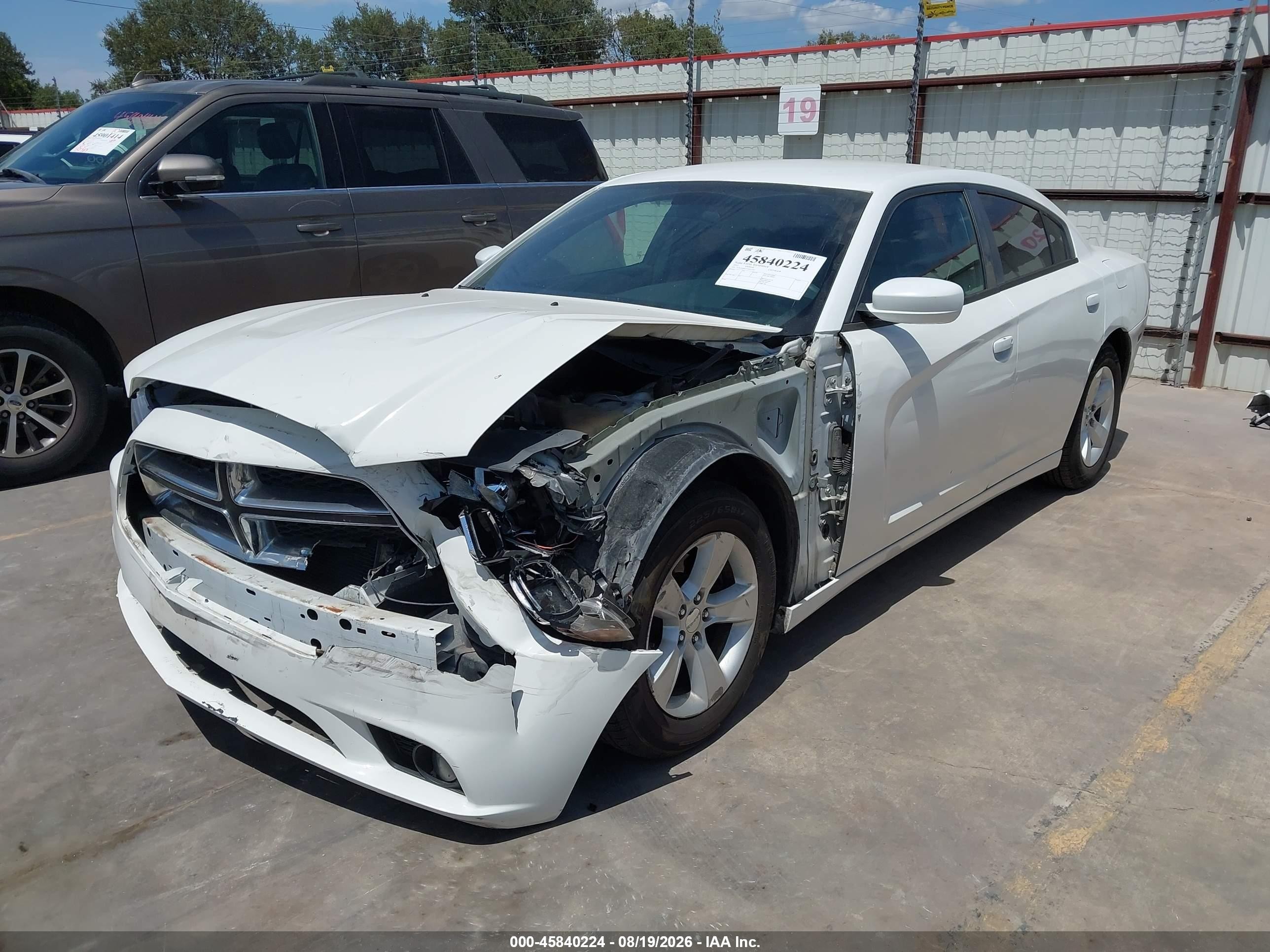 2012 Dodge Charger Se White vin: 2C3CDXBG7CH242759
