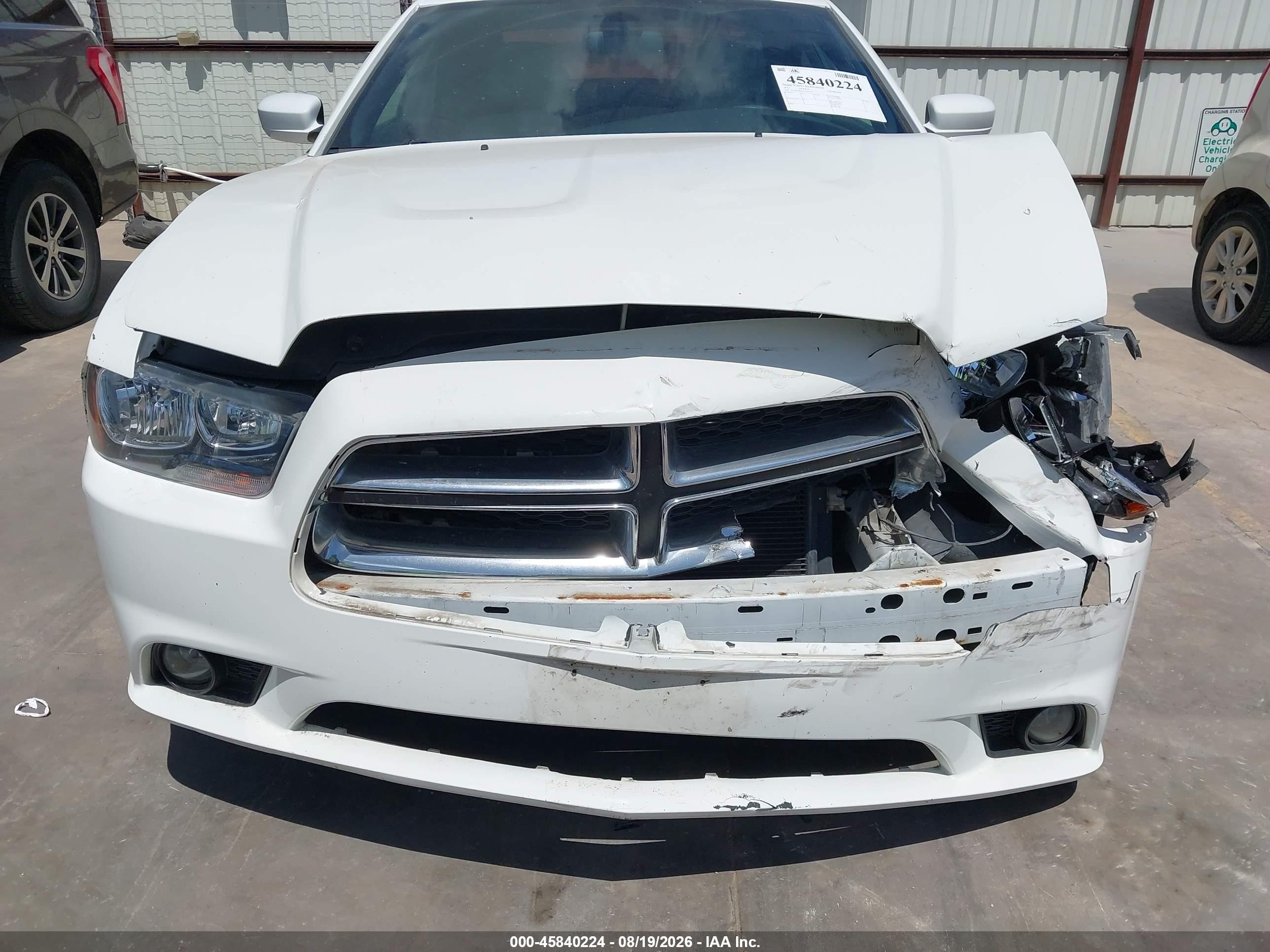 2012 Dodge Charger Se White vin: 2C3CDXBG7CH242759