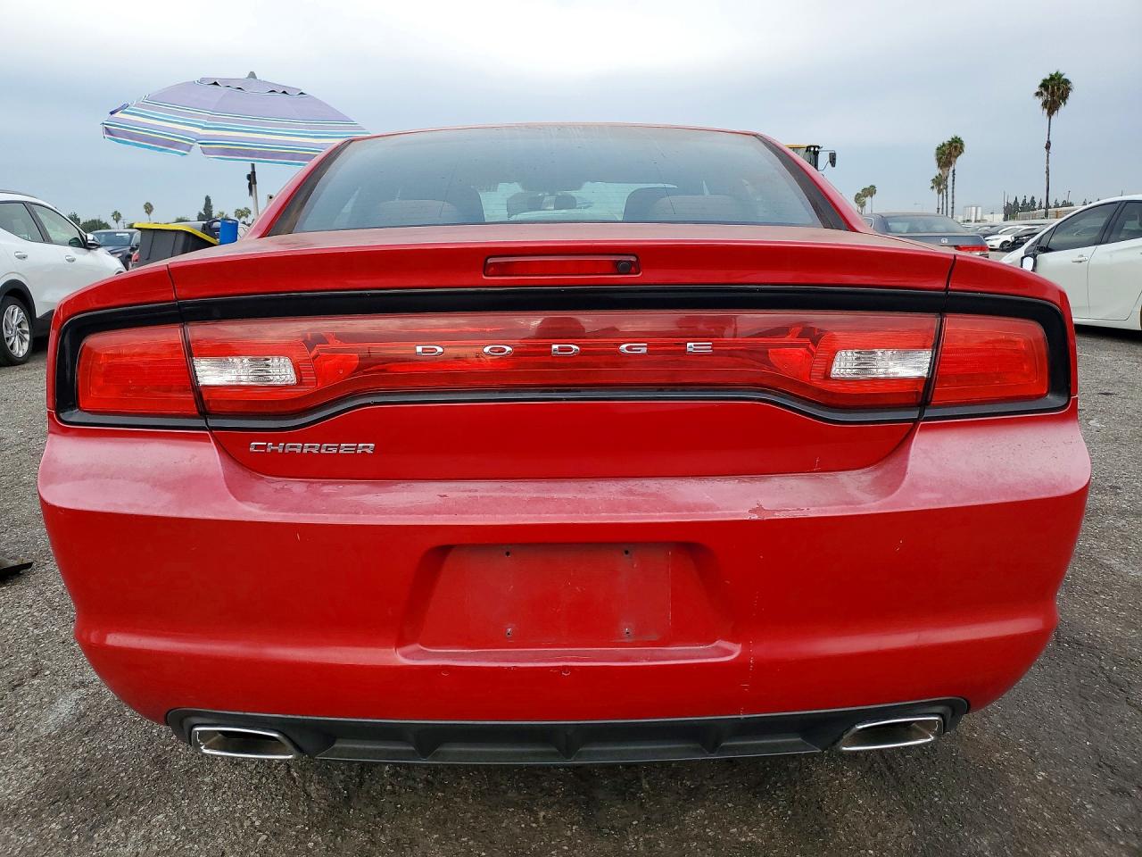 2012 Dodge Charger Se Red vin: 2C3CDXBG7CH295333