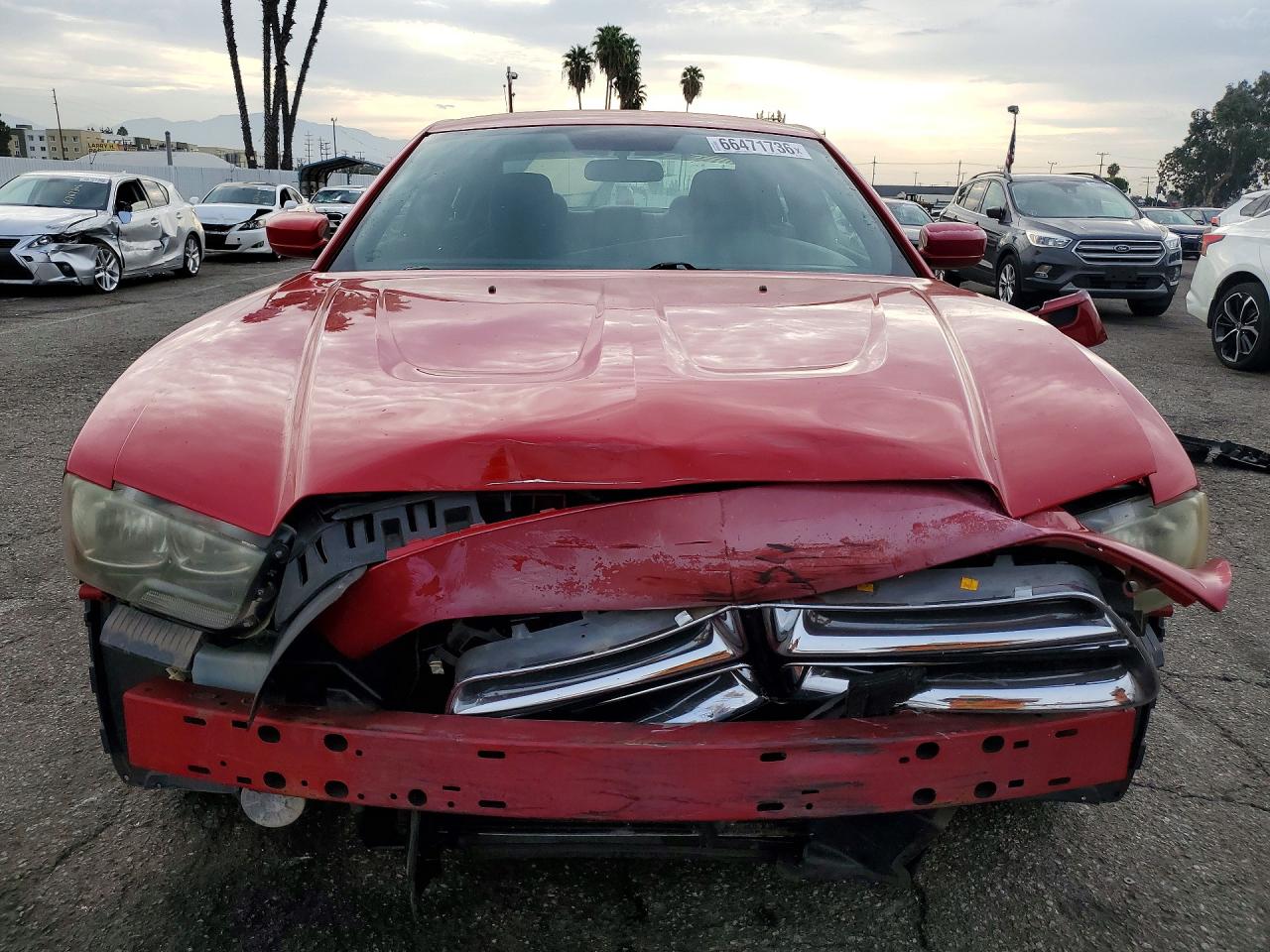 2012 Dodge Charger Se Red vin: 2C3CDXBG7CH295333