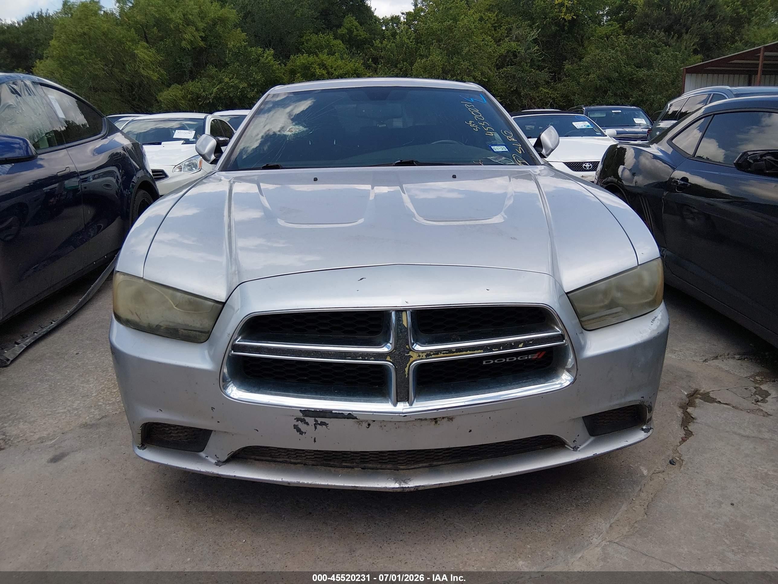 2012 Dodge Charger Se Серый vin: 2C3CDXBG7CH300370