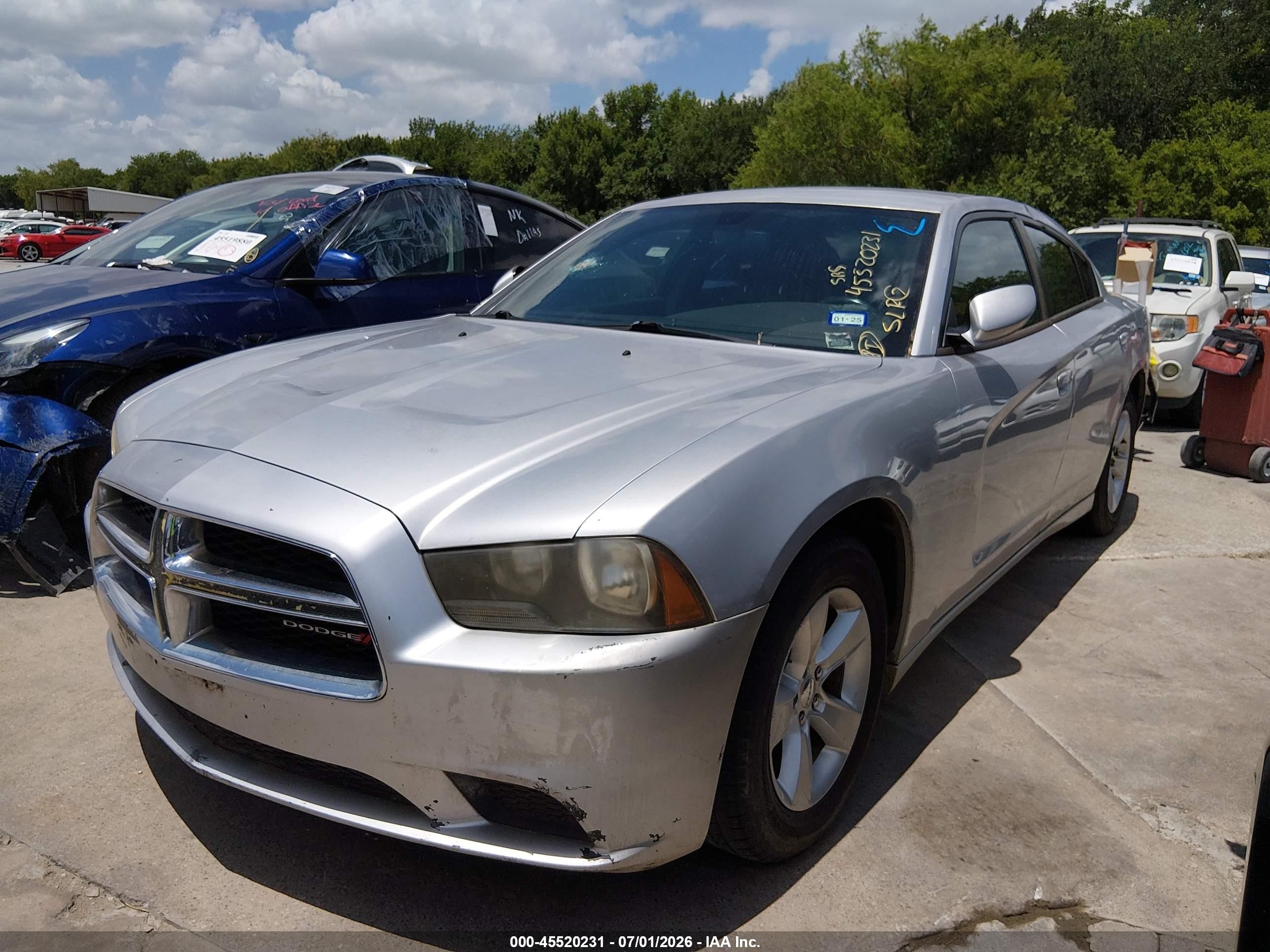 2012 Dodge Charger Se Серый vin: 2C3CDXBG7CH300370