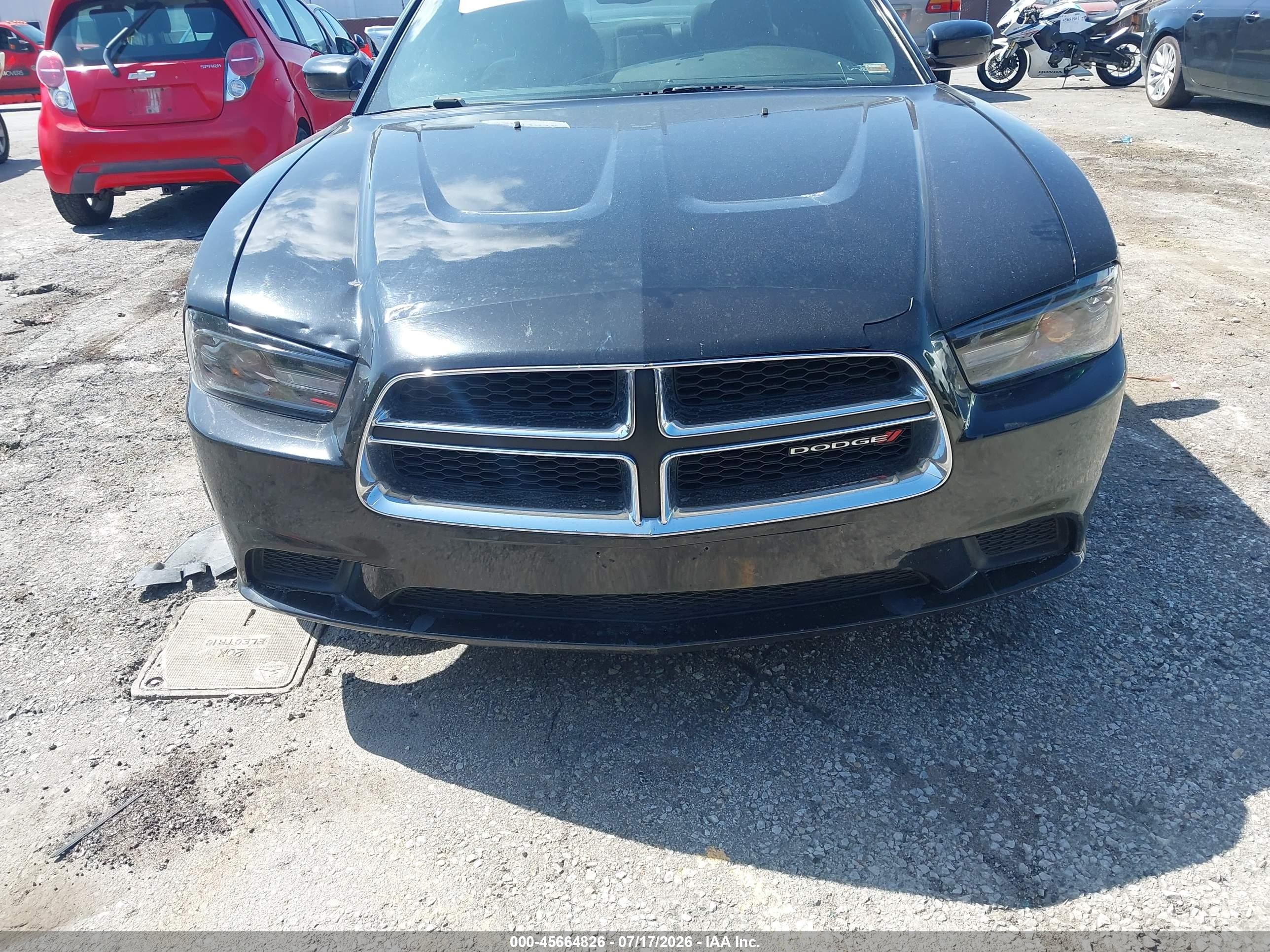 2012 Dodge Charger Se Black vin: 2C3CDXBG7CH300563