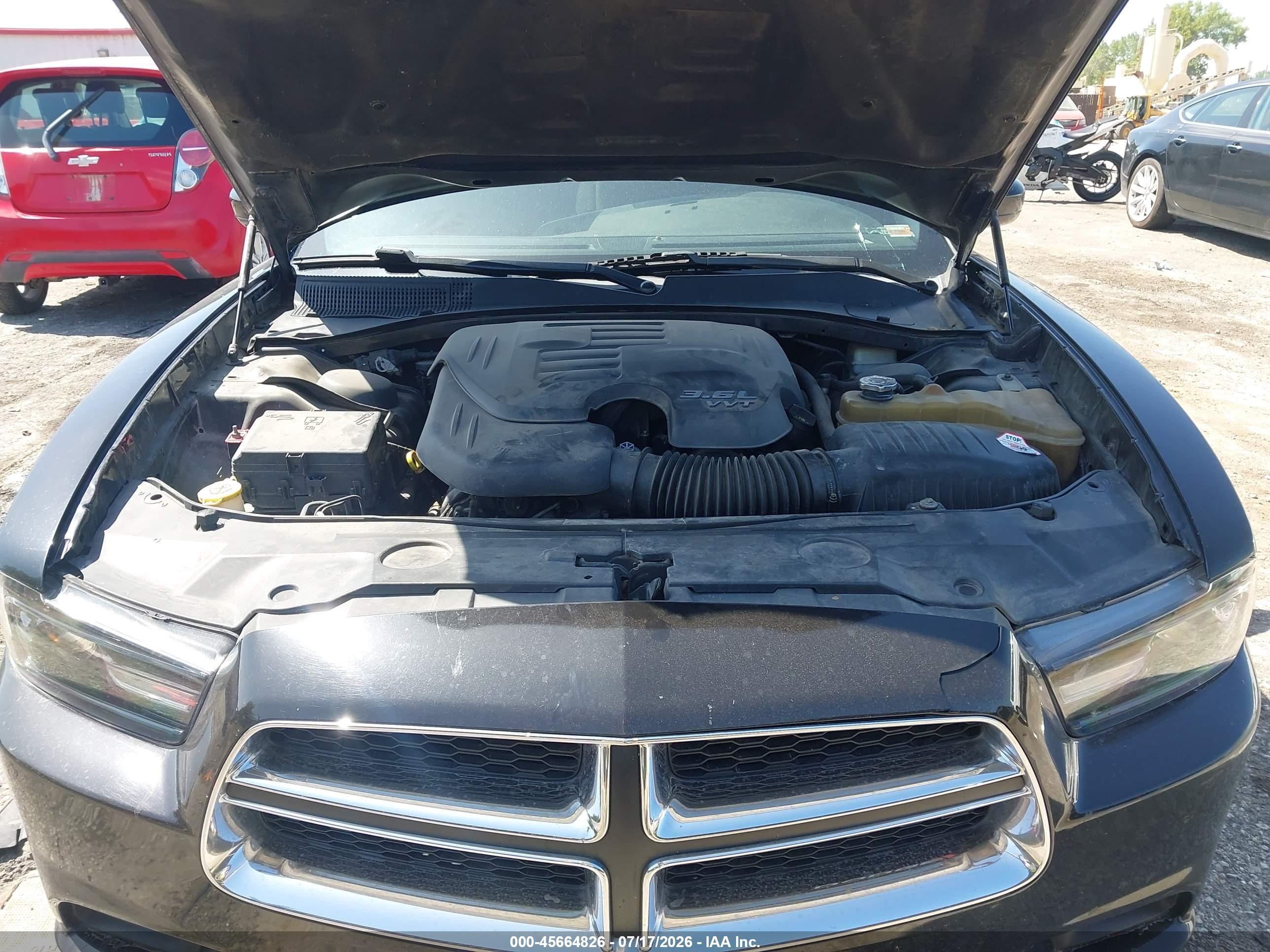 2012 Dodge Charger Se Black vin: 2C3CDXBG7CH300563