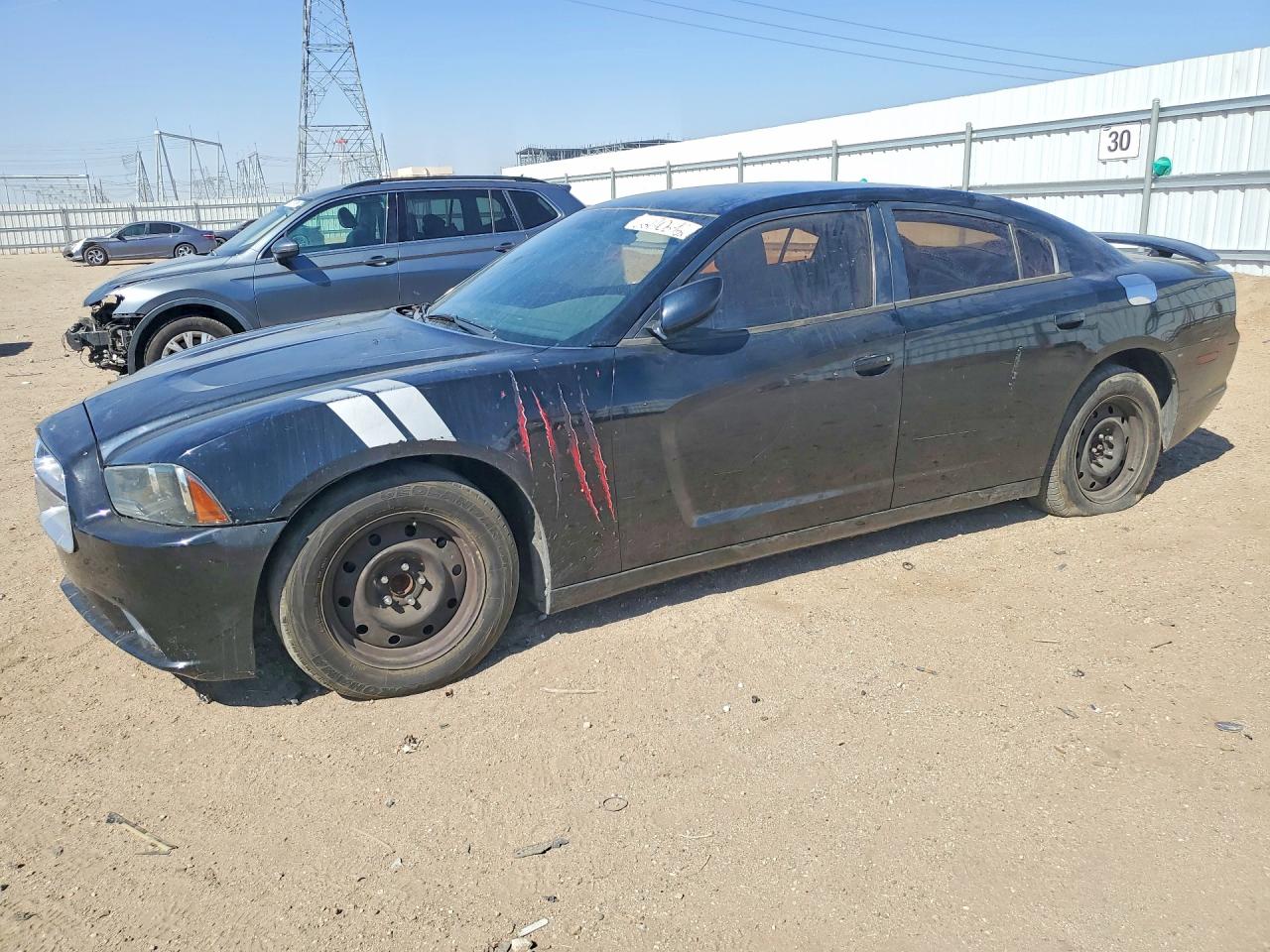 2013 Dodge Charger Se Black vin: 2C3CDXBG7DH501848