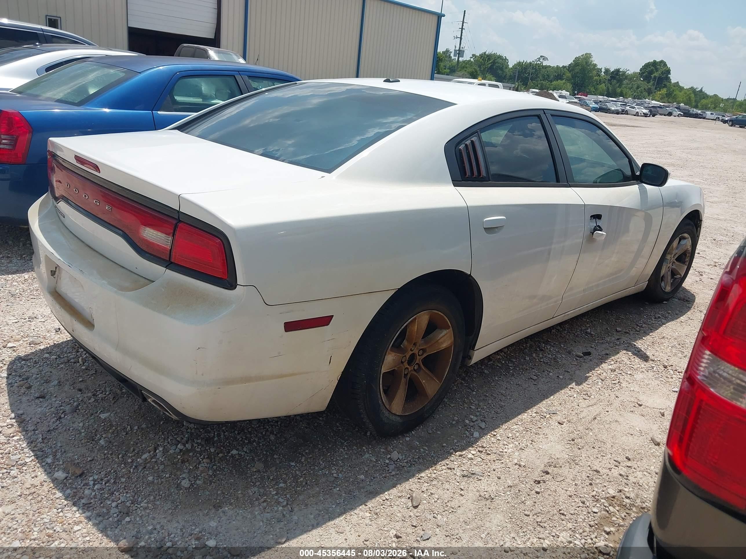 2013 Dodge Charger Se White vin: 2C3CDXBG7DH522912