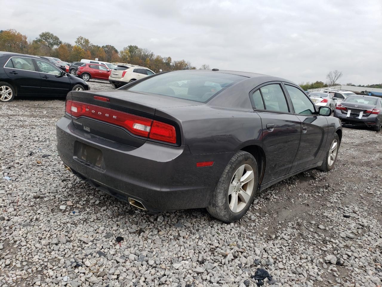 2013 Dodge Charger Se Gray vin: 2C3CDXBG7DH571575