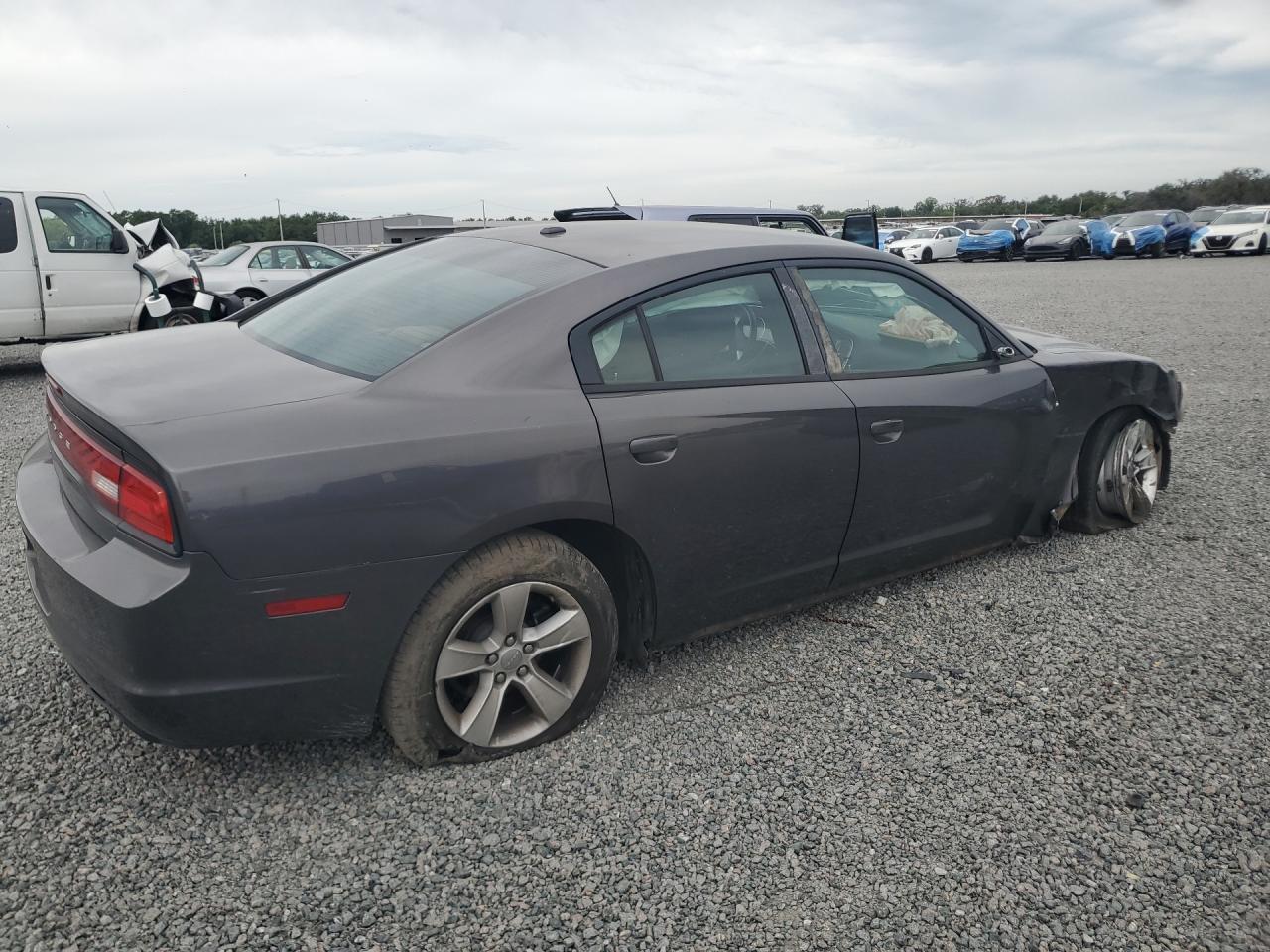2013 Dodge Charger Se Gray vin: 2C3CDXBG7DH571575