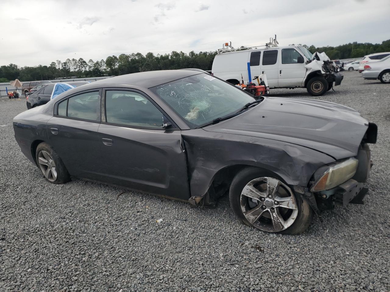 2013 Dodge Charger Se Gray vin: 2C3CDXBG7DH571575