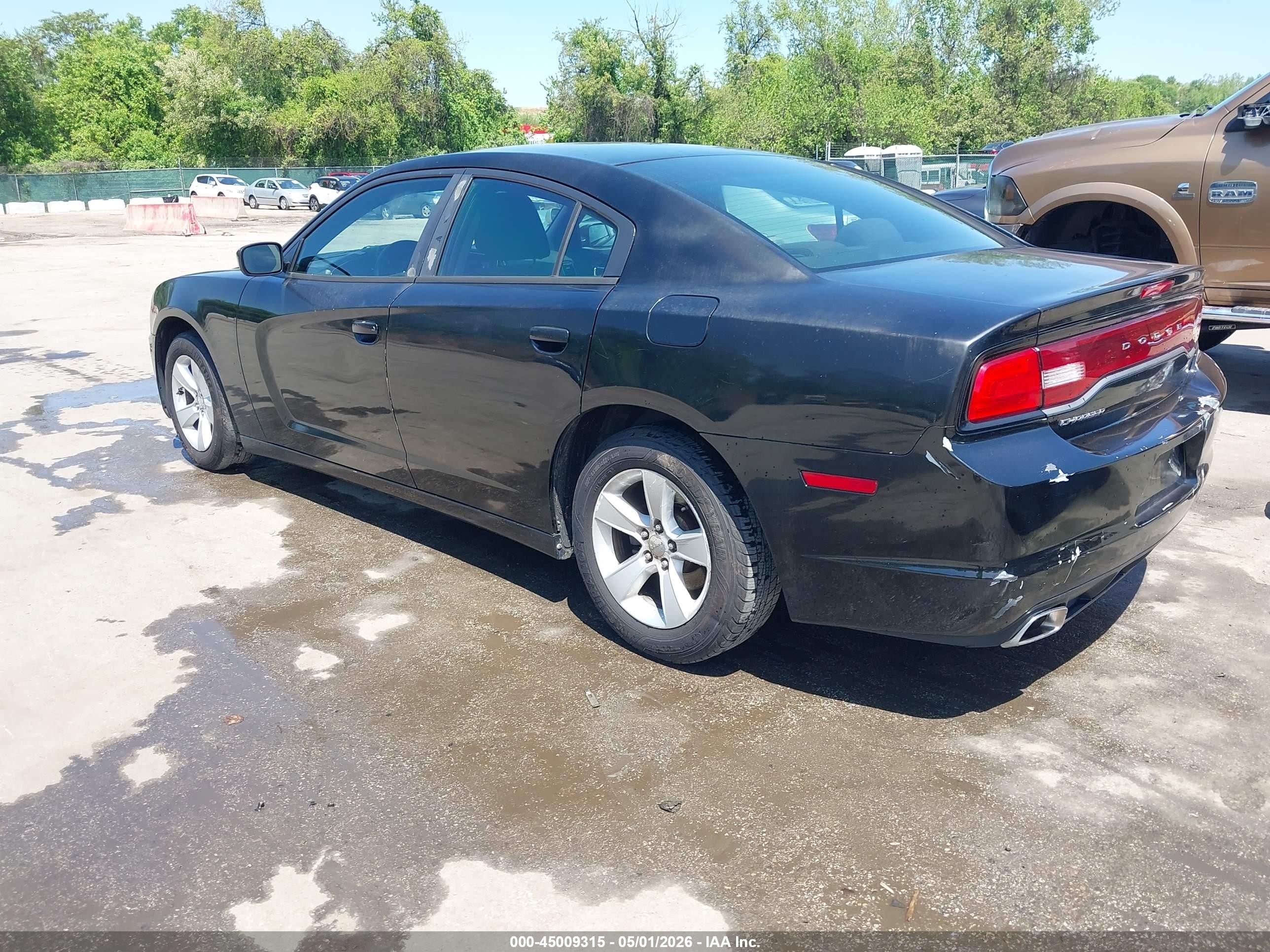 2013 Dodge Charger Se Black vin: 2C3CDXBG7DH594600