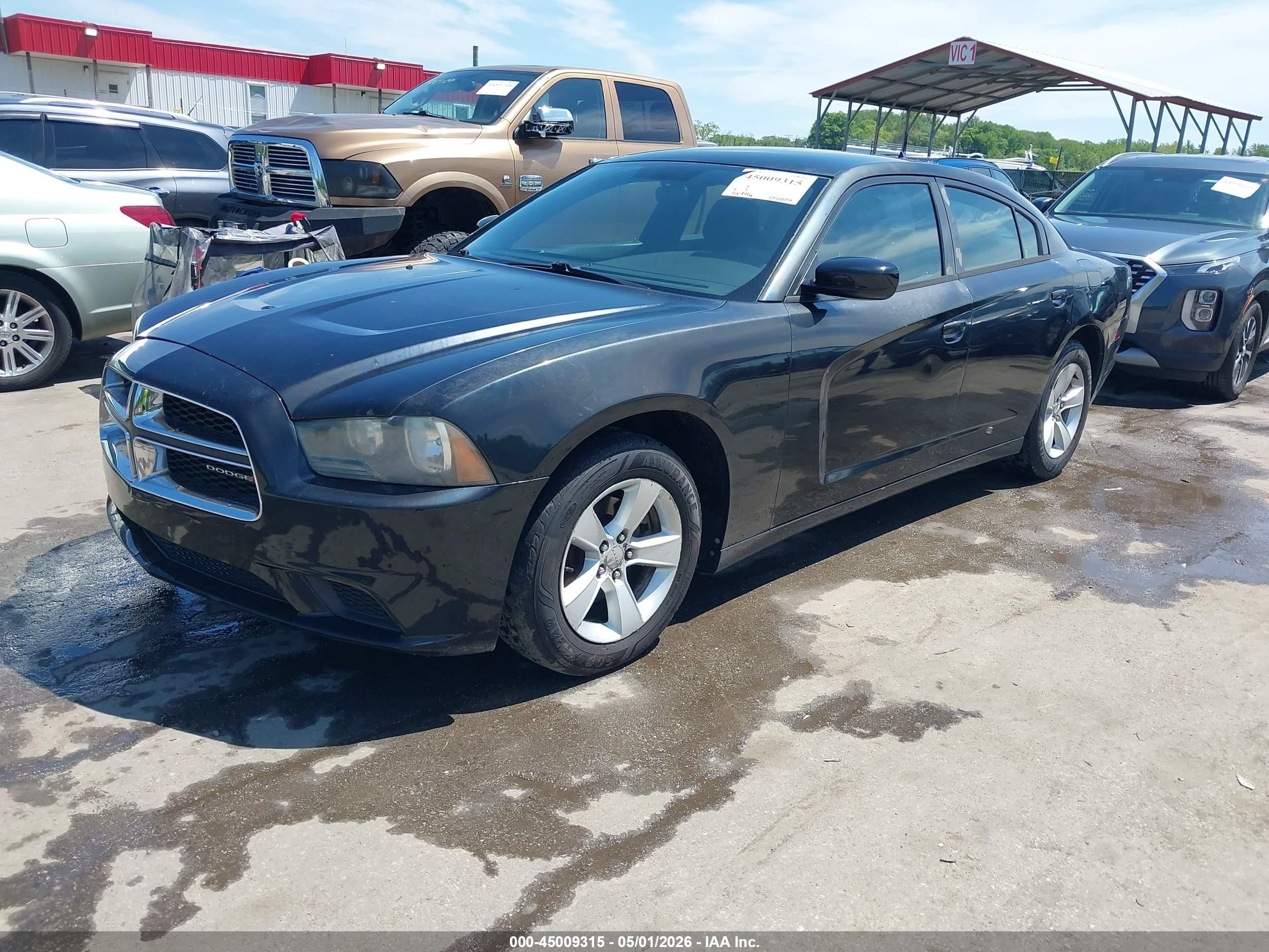 2013 Dodge Charger Se Black vin: 2C3CDXBG7DH594600
