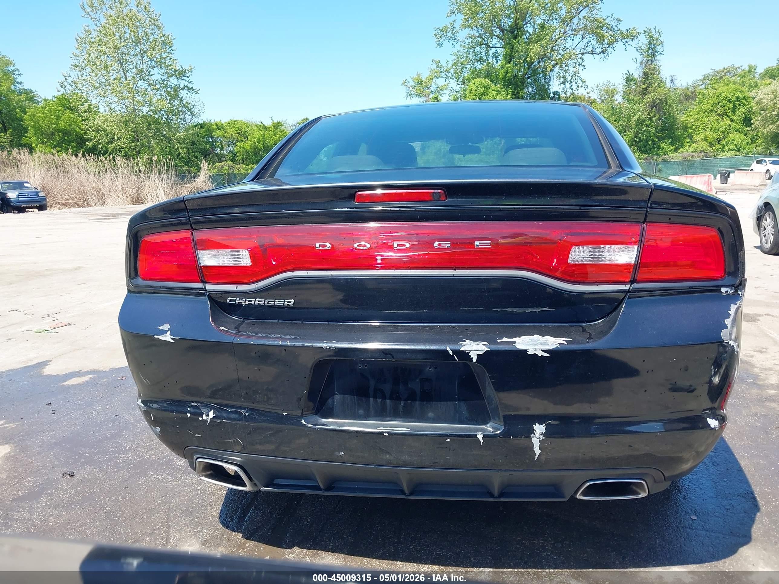 2013 Dodge Charger Se Black vin: 2C3CDXBG7DH594600