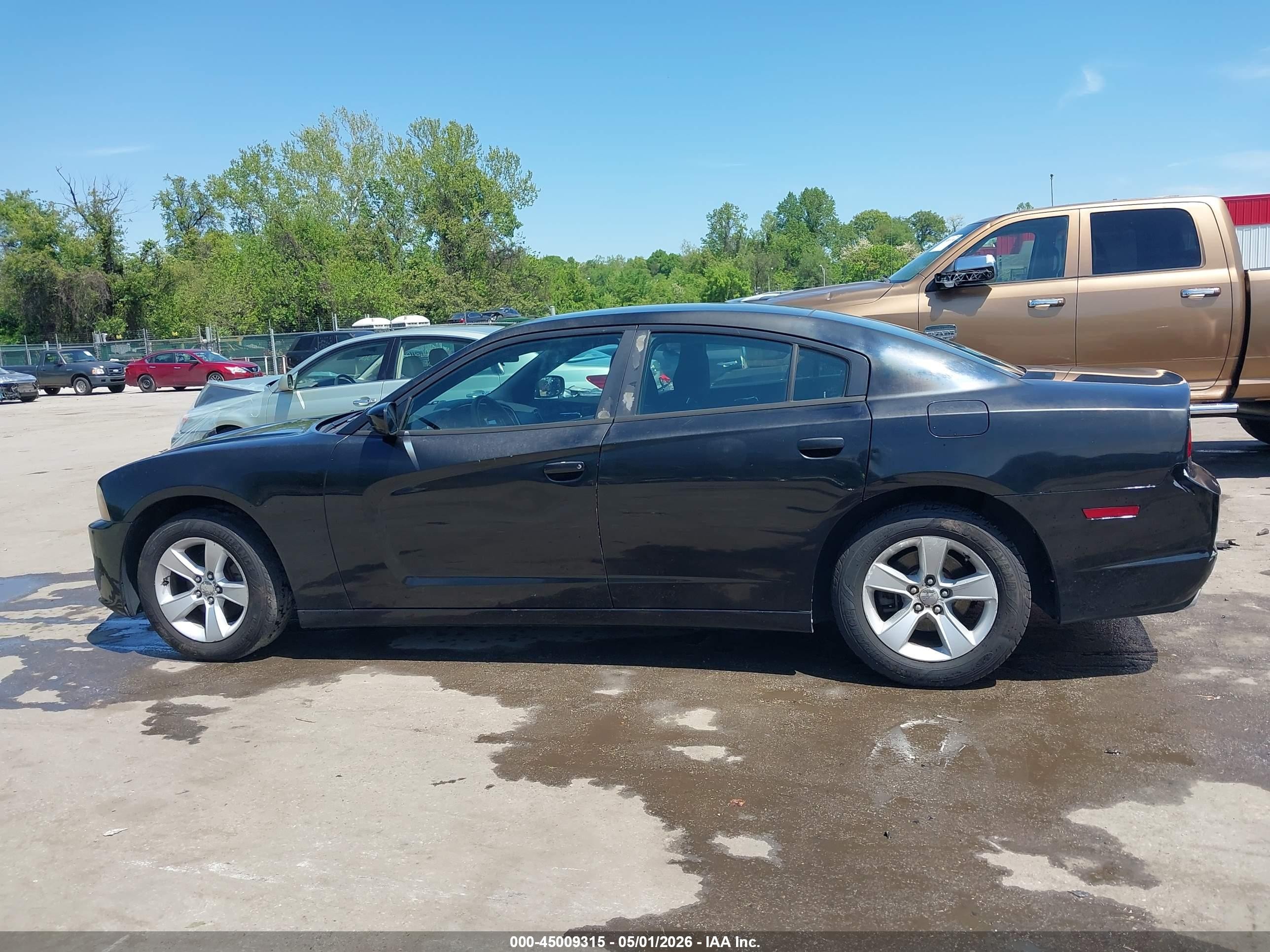2013 Dodge Charger Se Black vin: 2C3CDXBG7DH594600