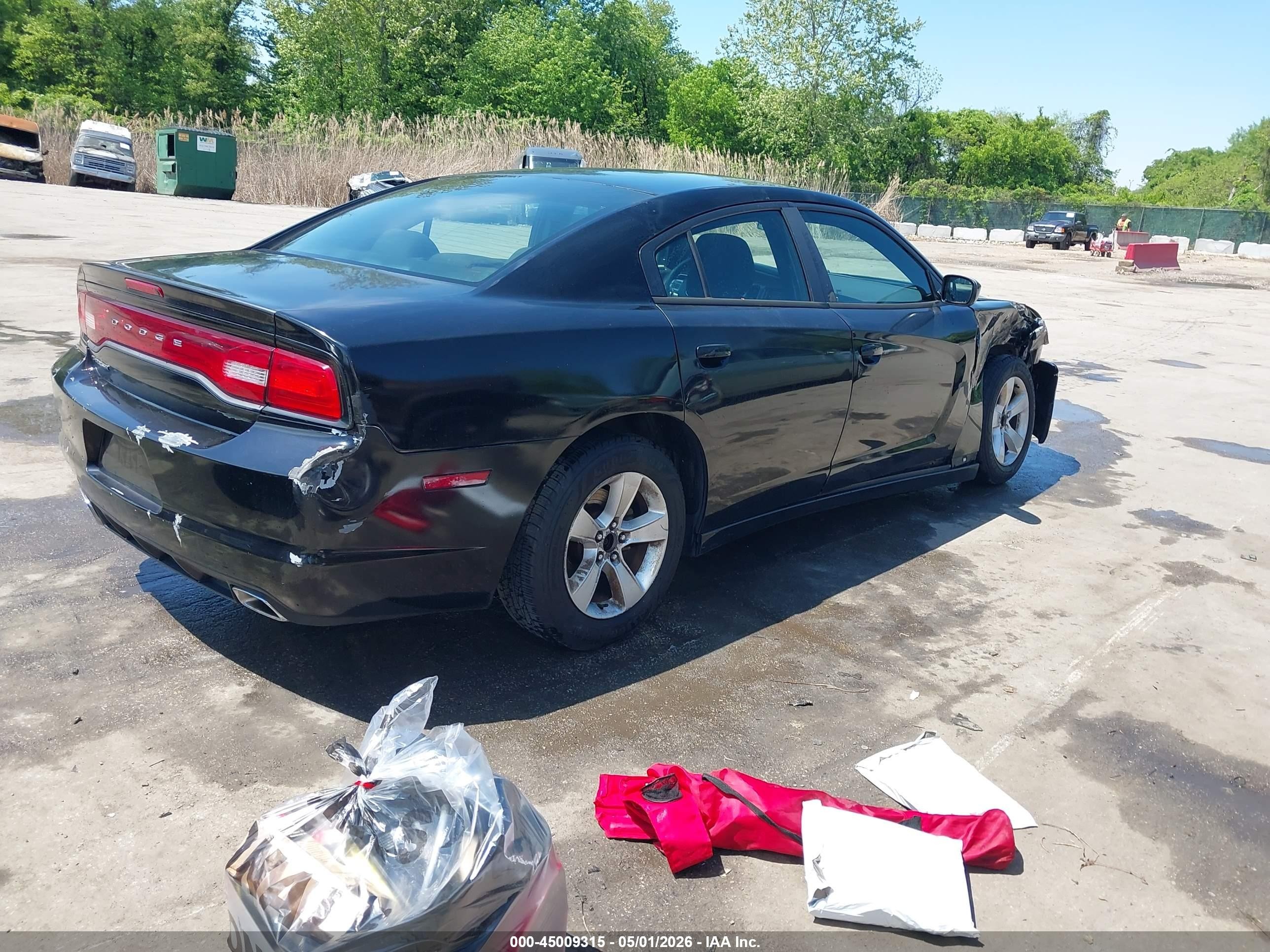 2013 Dodge Charger Se Black vin: 2C3CDXBG7DH594600