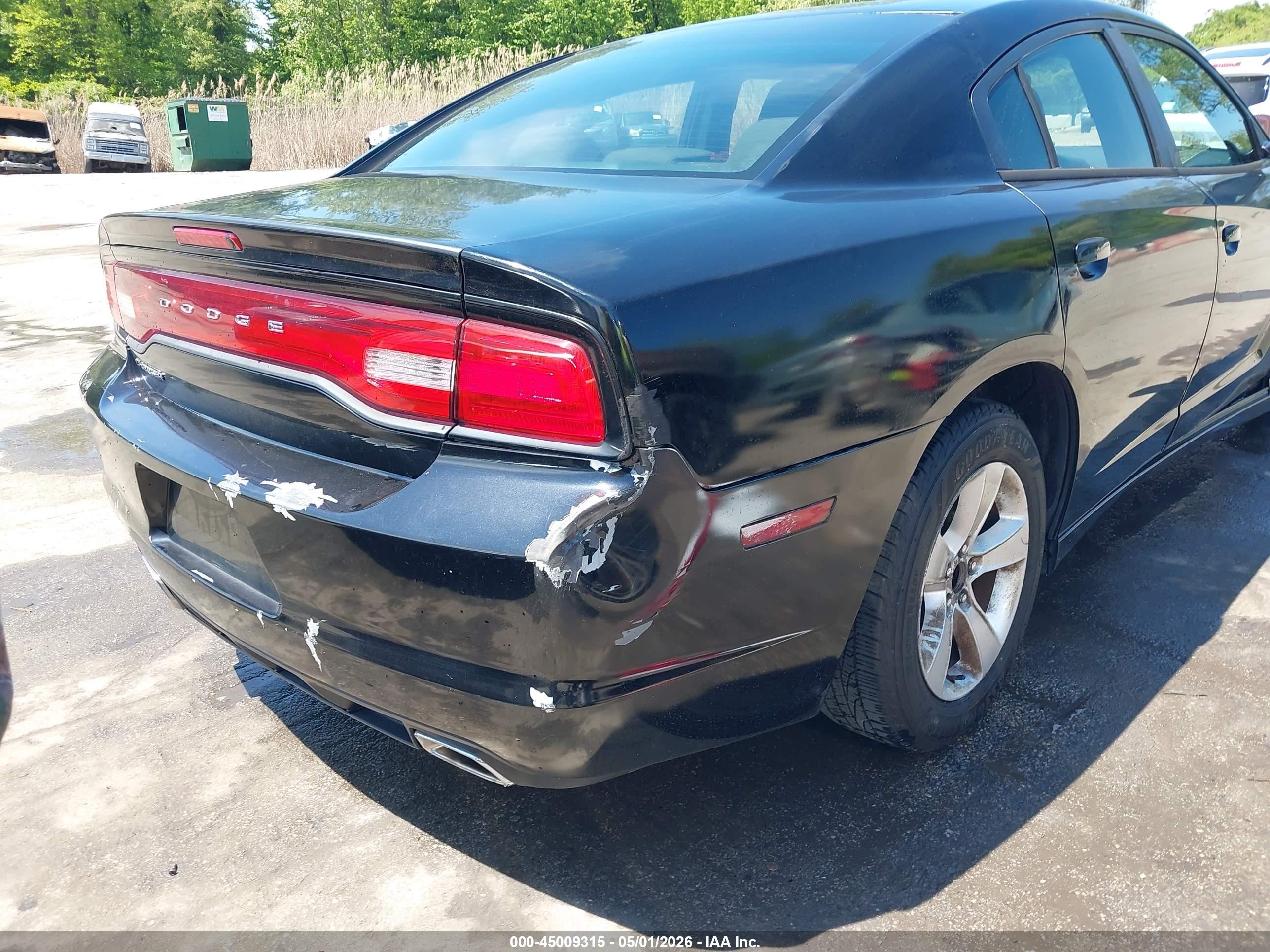 2013 Dodge Charger Se Black vin: 2C3CDXBG7DH594600