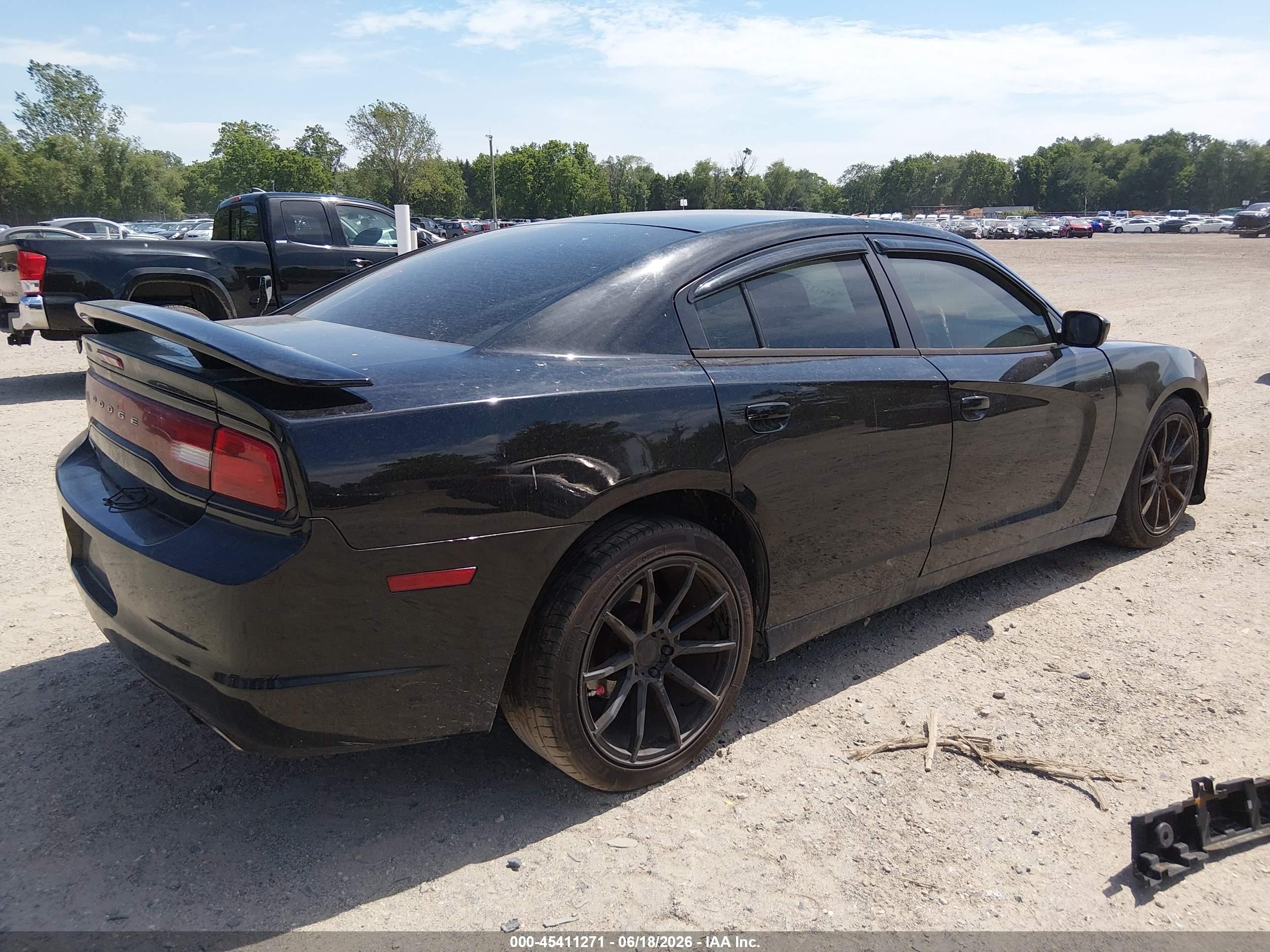 2013 Dodge Charger Se Black vin: 2C3CDXBG7DH638434