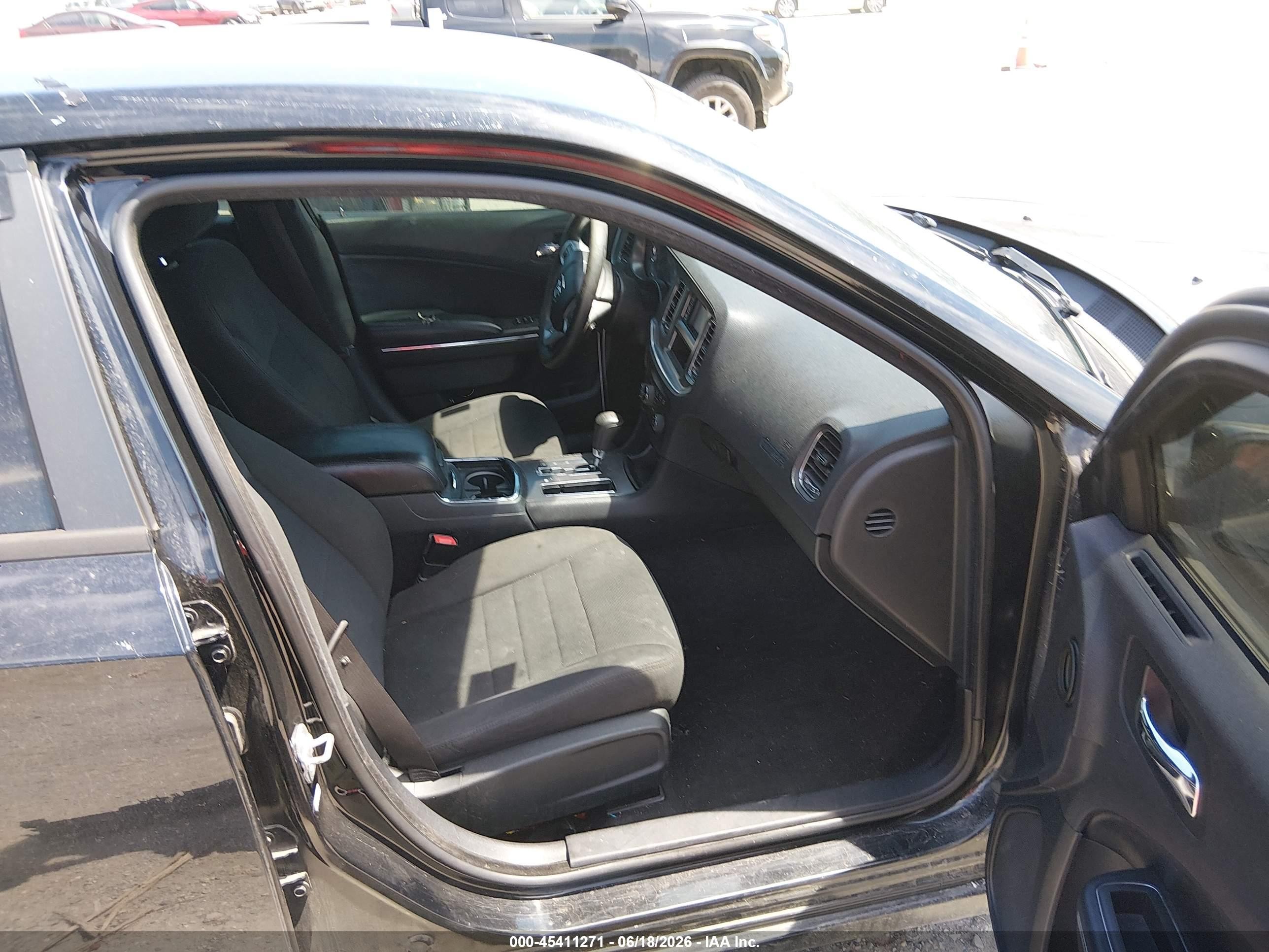 2013 Dodge Charger Se Black vin: 2C3CDXBG7DH638434